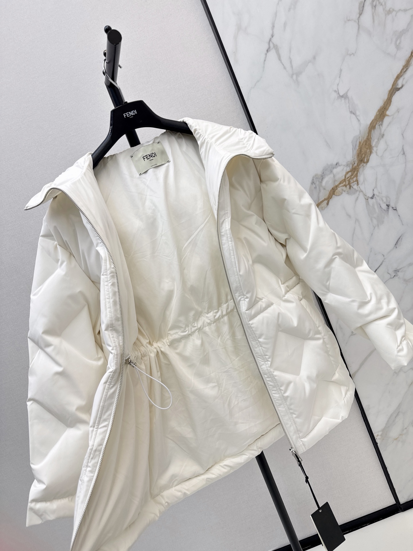 Fen 26fw hooded down jacket