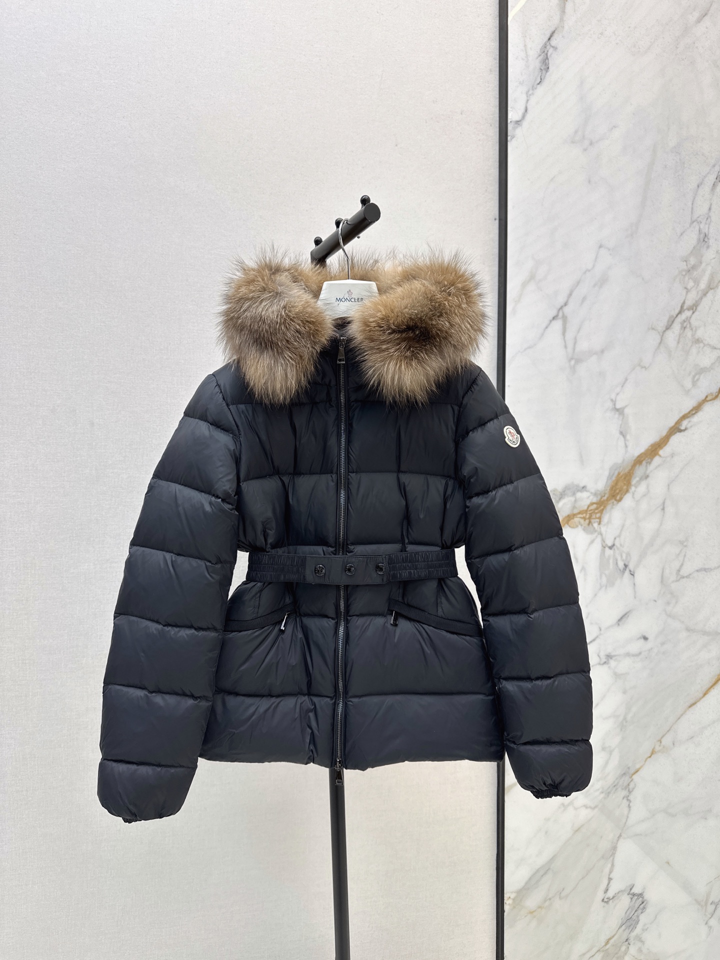 Monc 26fw hooded down jacket