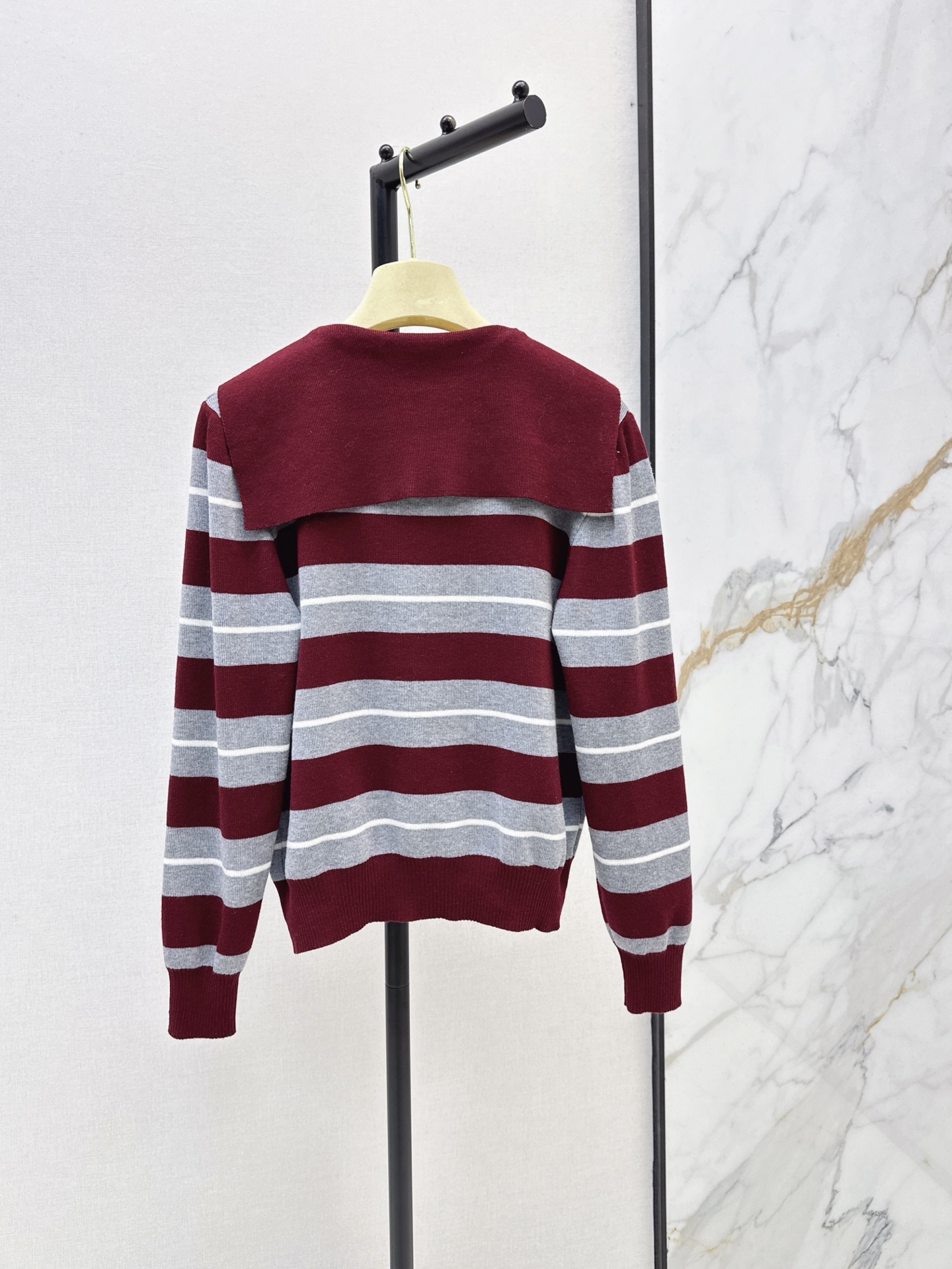 Miu 26fw stripe knitwear