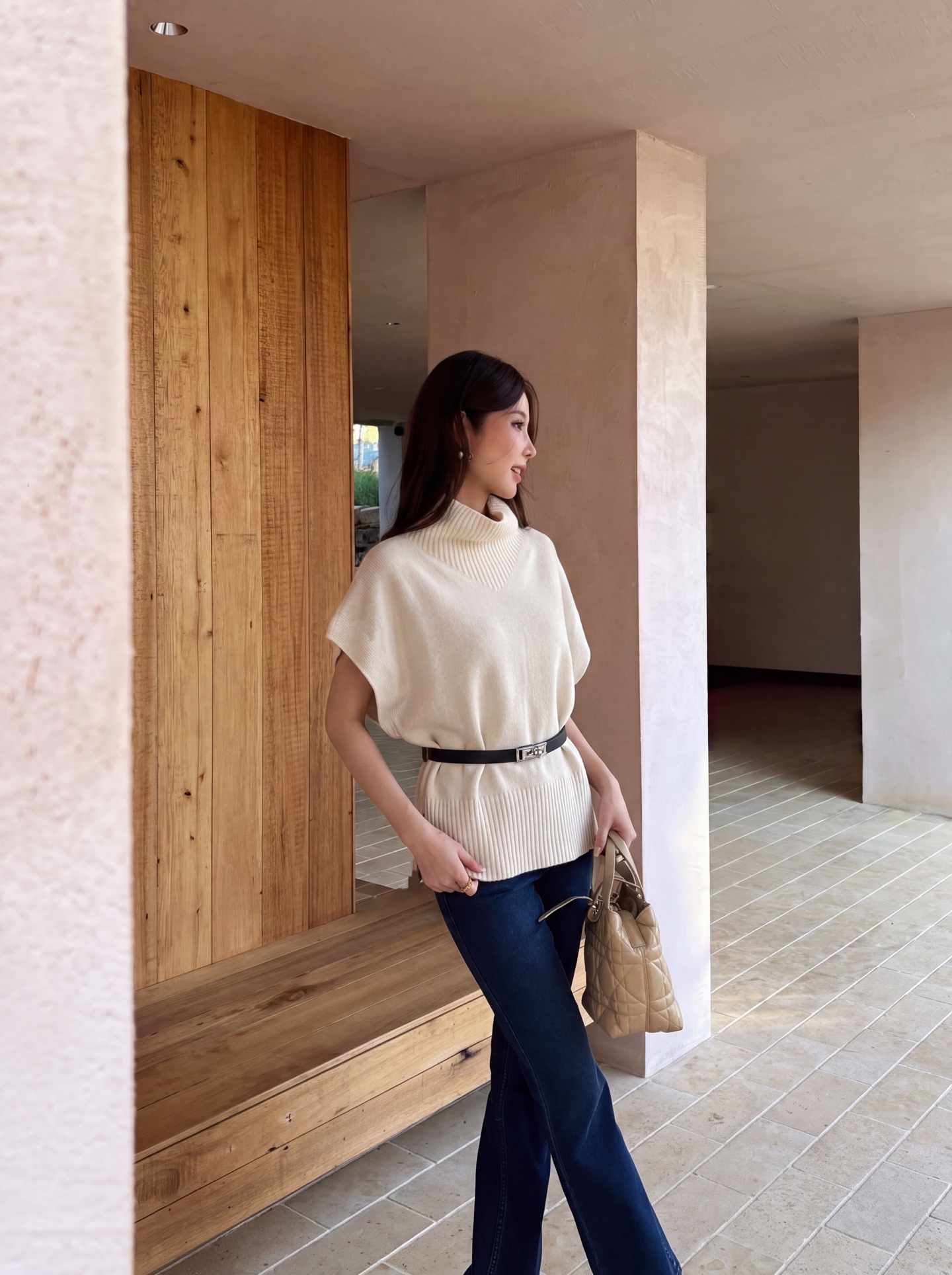 Her 26fw knit vest