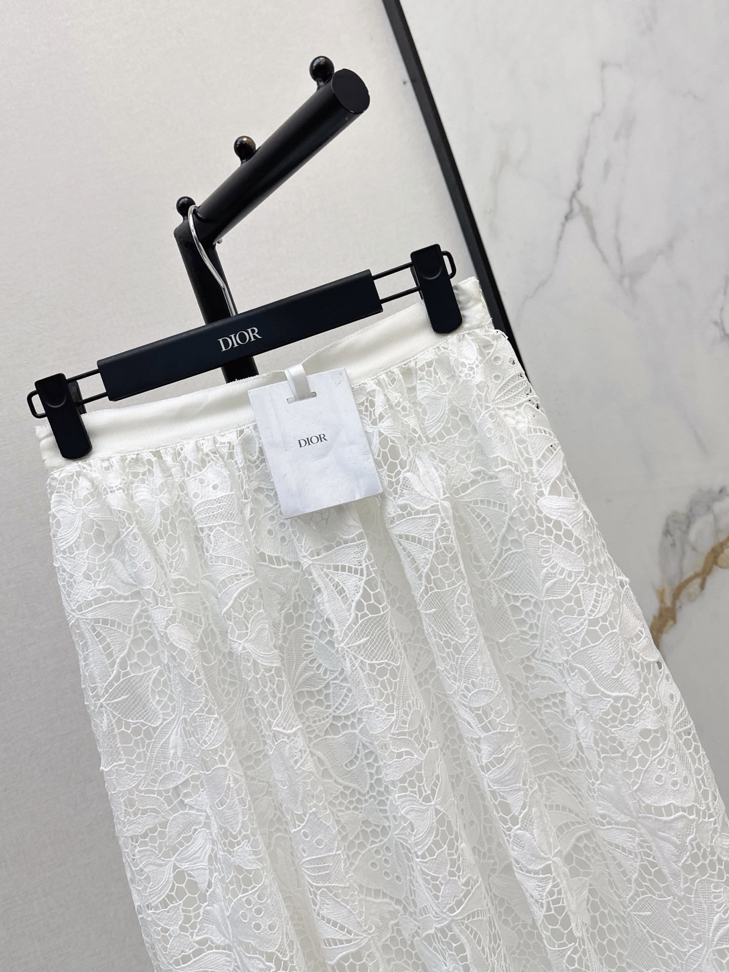 CD 26ss hollow bow embroidery skirt