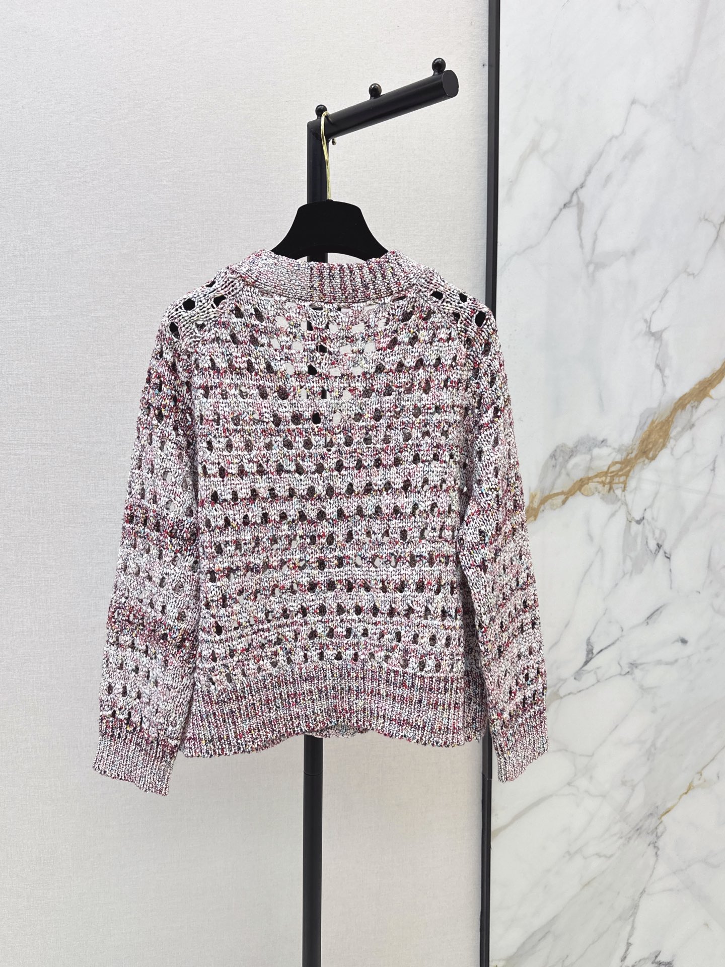 Chan 26fw hollow cardigan