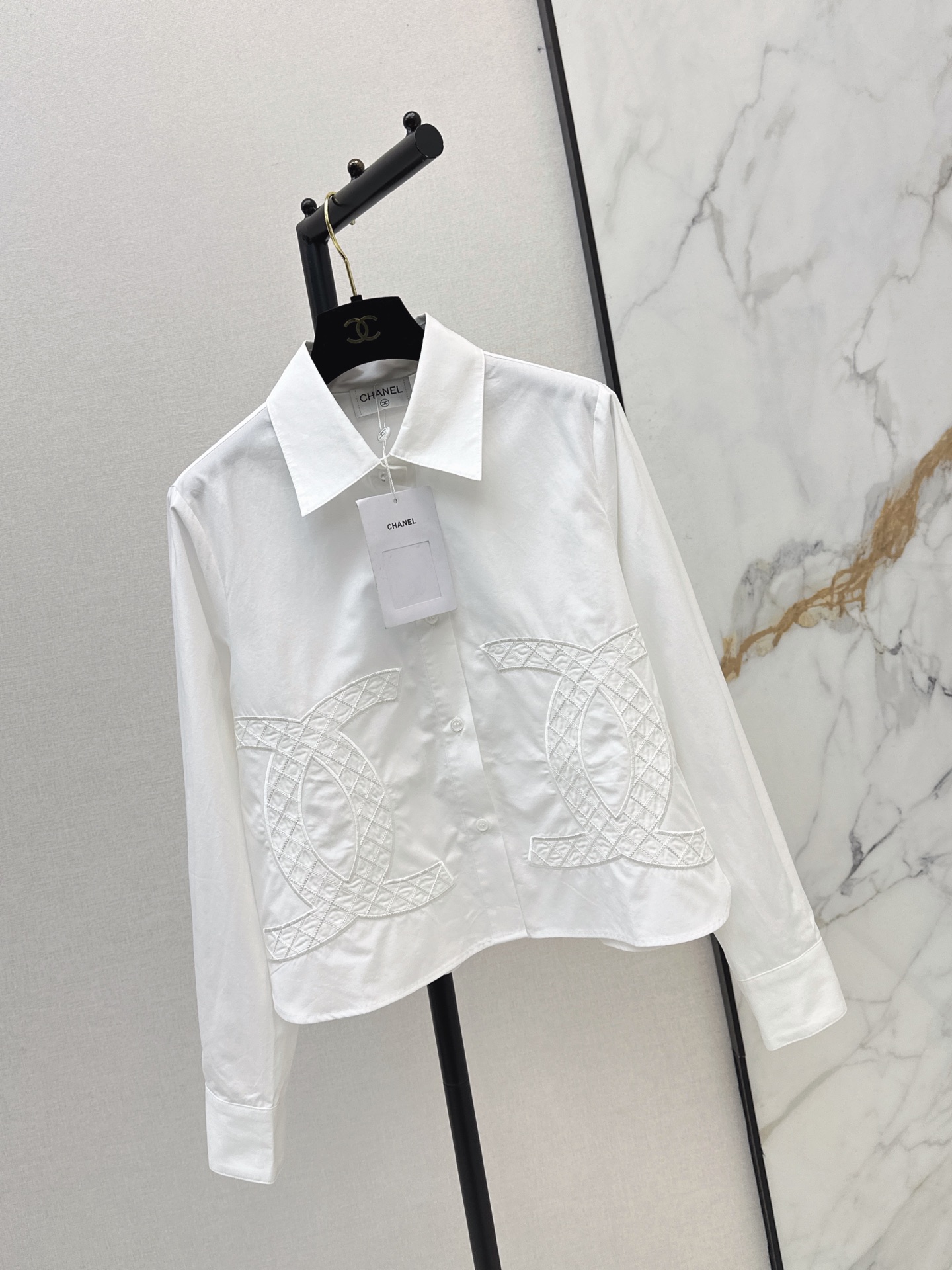 Chan 26fw embroidery shirt