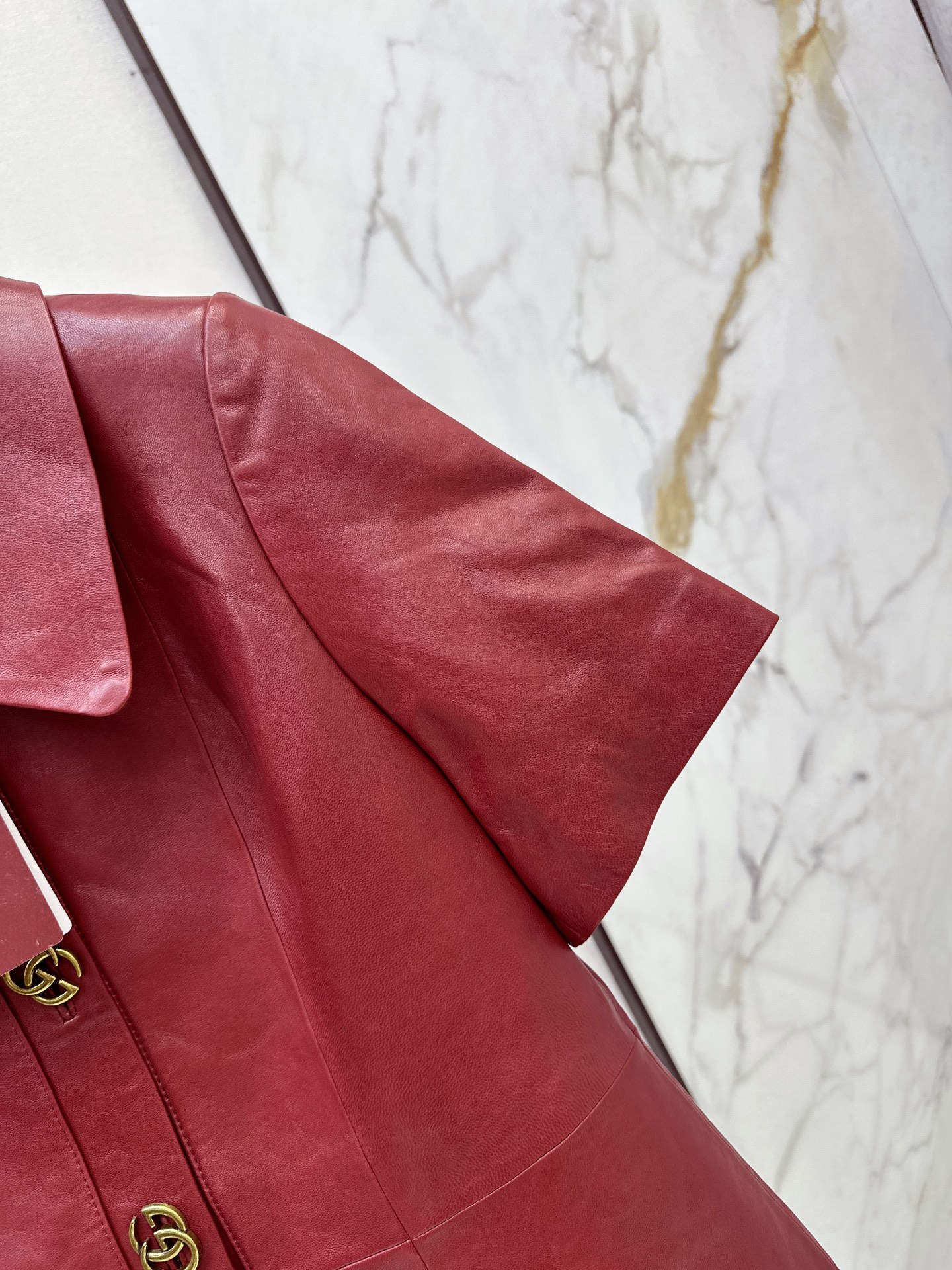 Guc 26fww leather dress