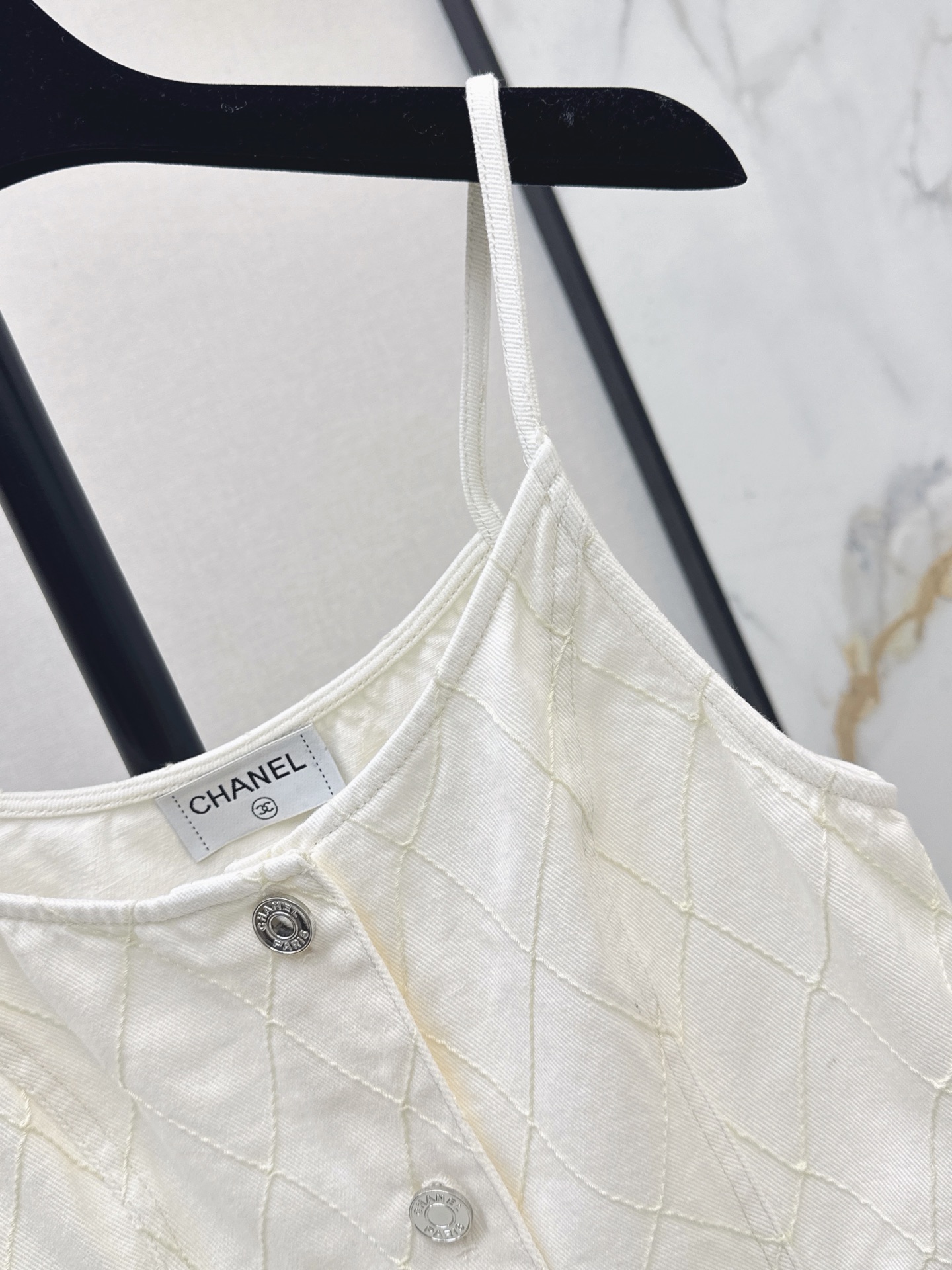 Chan 26fw denim camisole
