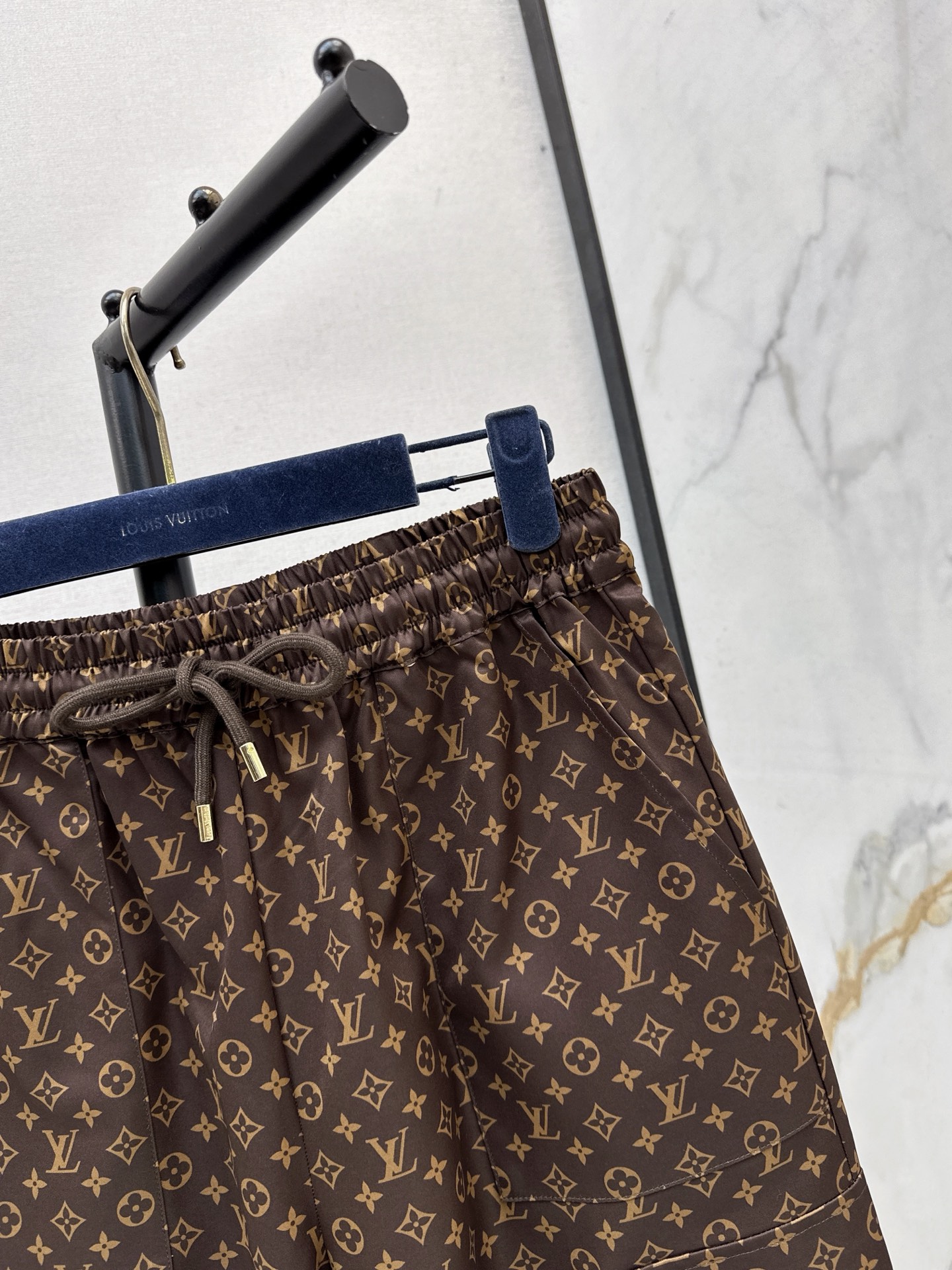 Loui 26fw print wide-leg pants