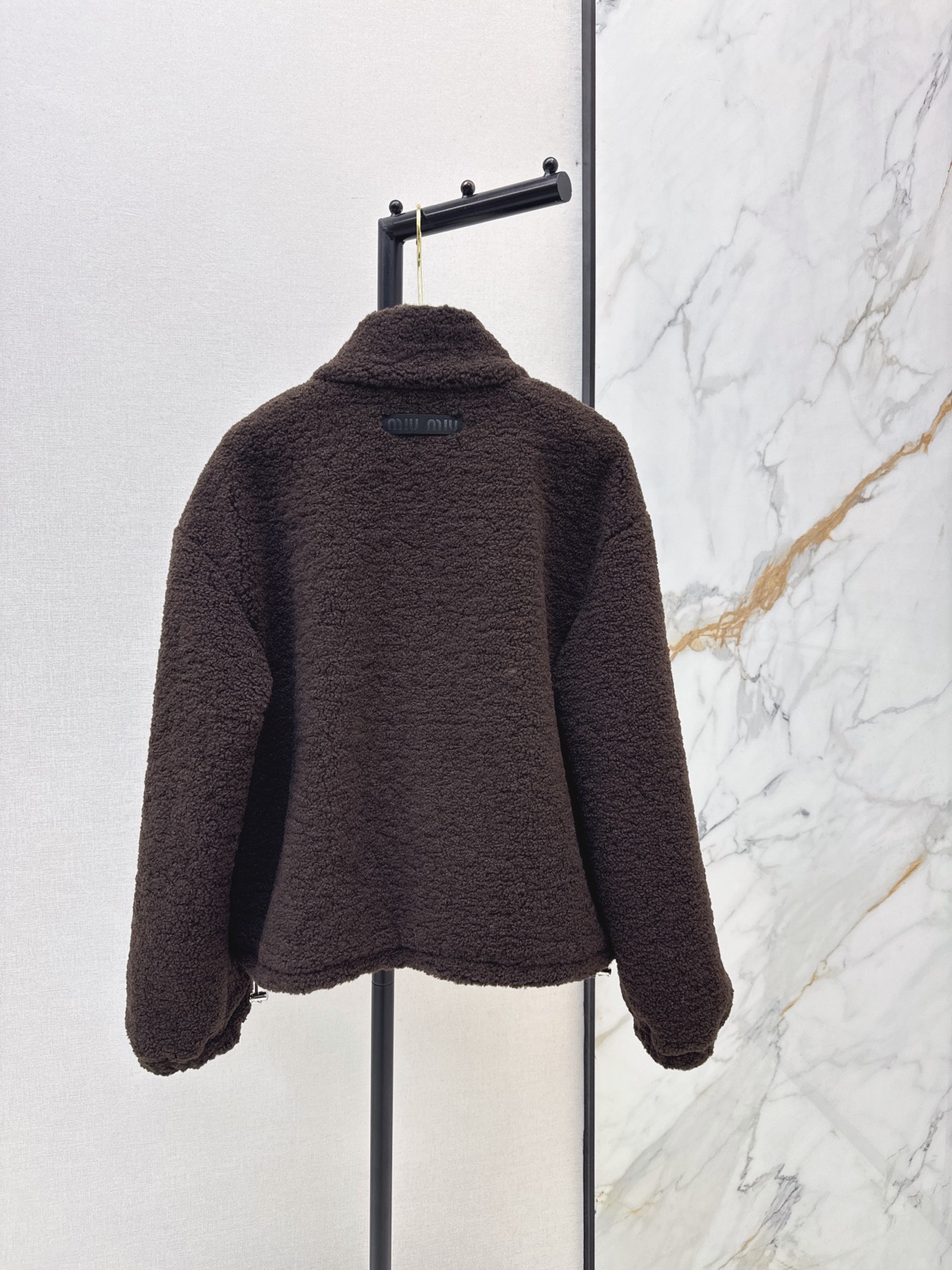 Miu 26fw faux shearling jacket