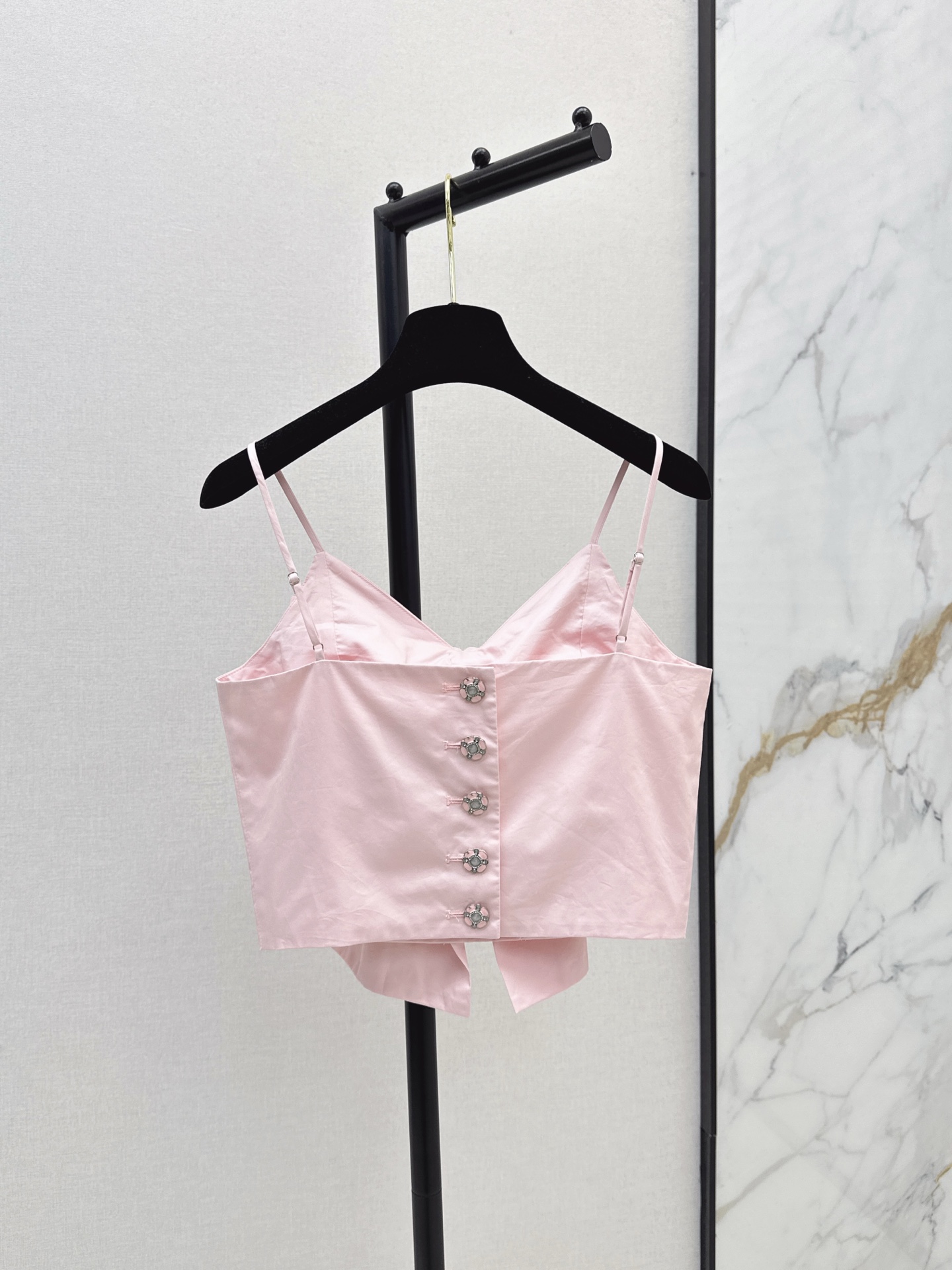 Chan 26fw bow camisole