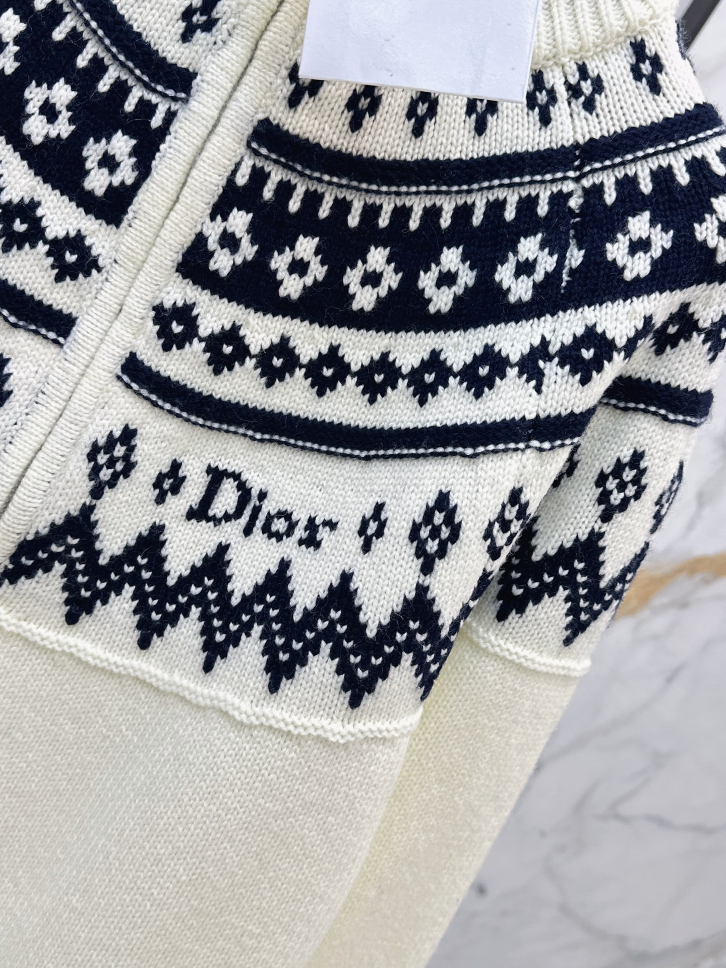 CD 26fw fair isle knit jacket
