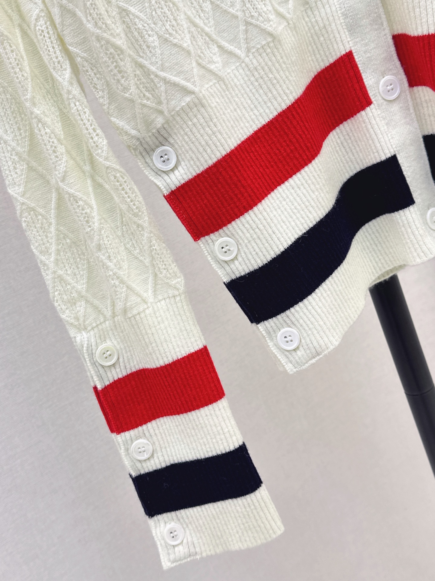 Thom 26fw jacquard cardigan
