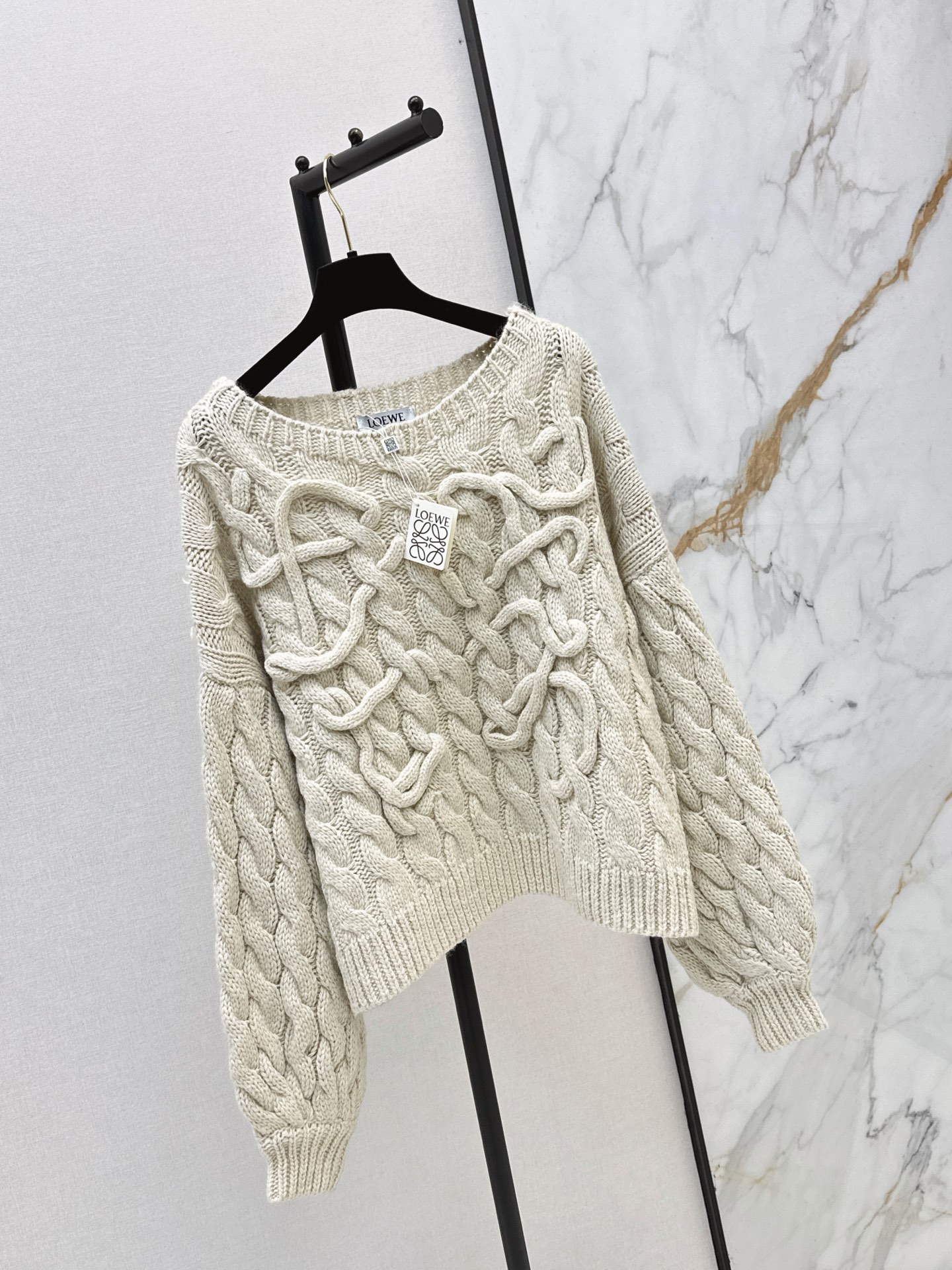 Loe 26ss woven sweater