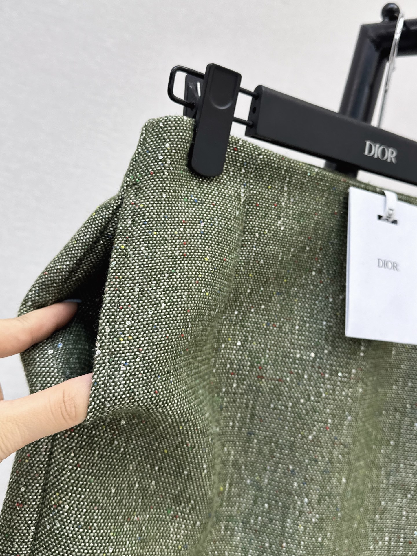 CD 26fw flecked tweed skirt