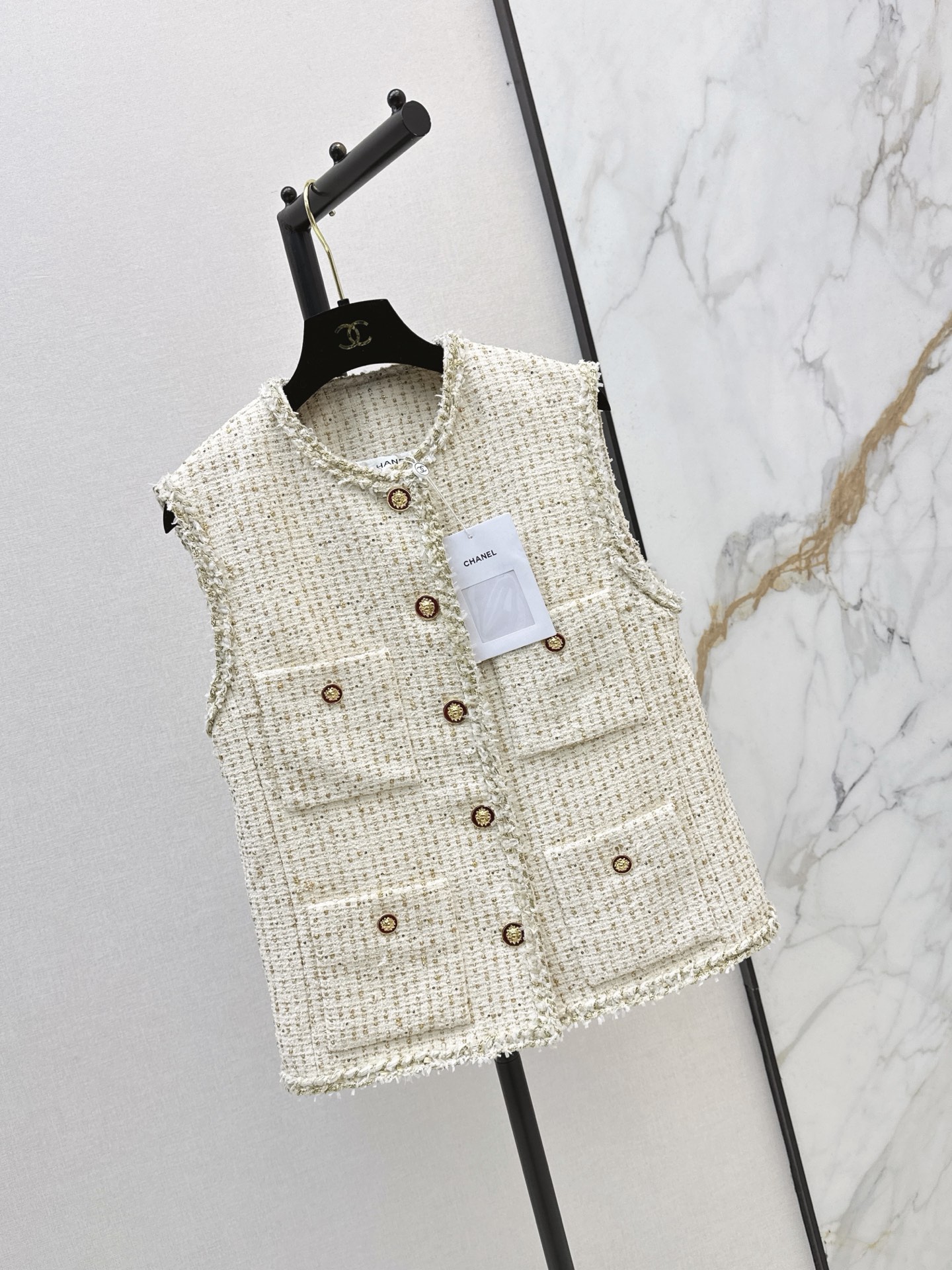 Chan 26fw woven vest