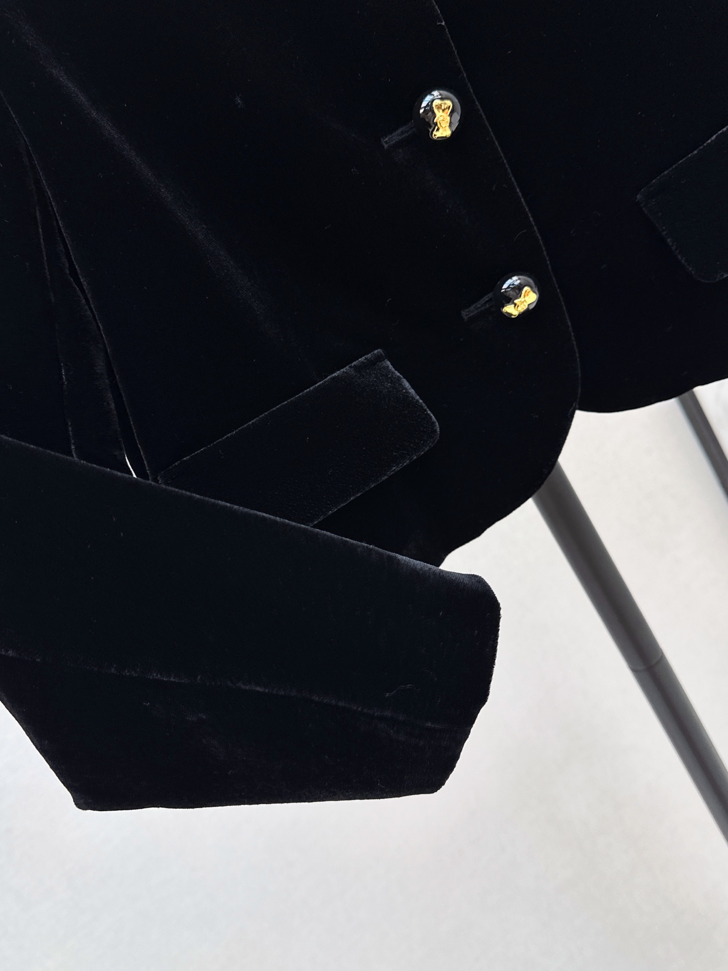 Miu 26fw velvet lace collar jacket