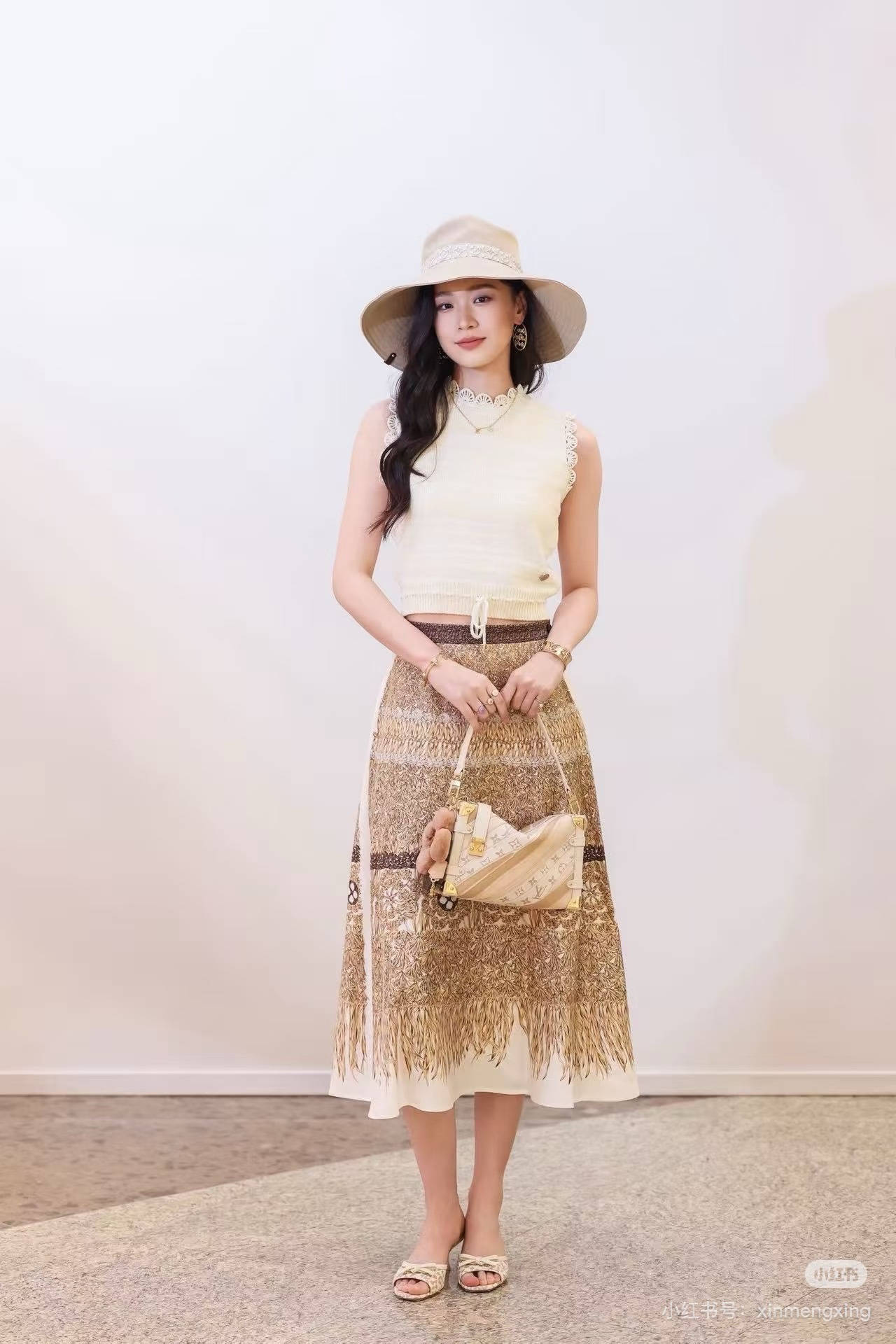 Loui 26fw print skirt