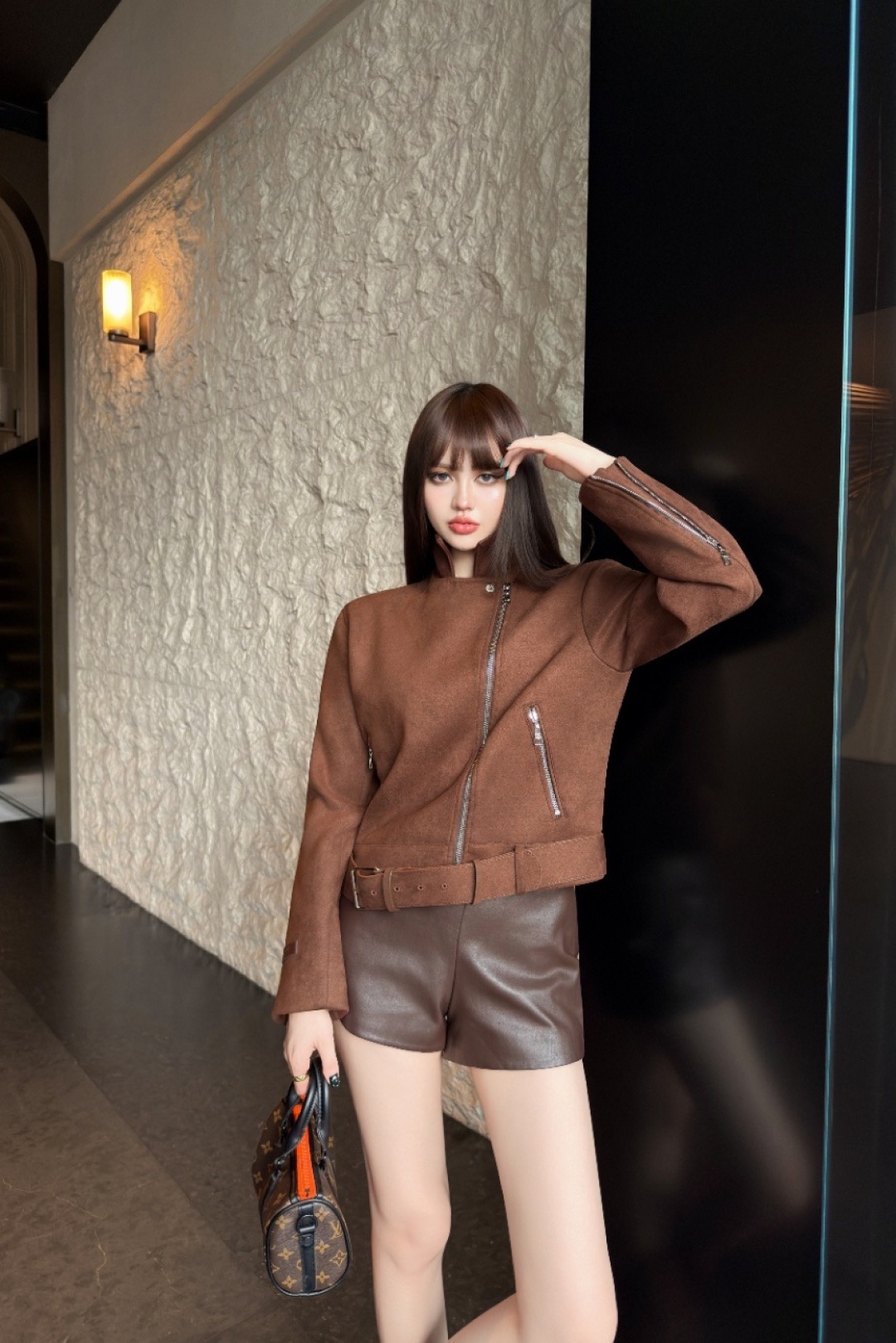 Loui 26fw suede jacket