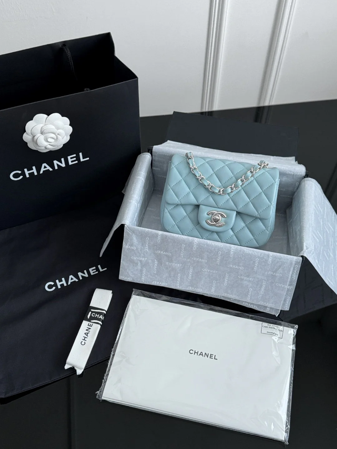 Chan cf17 chain shoulder bag