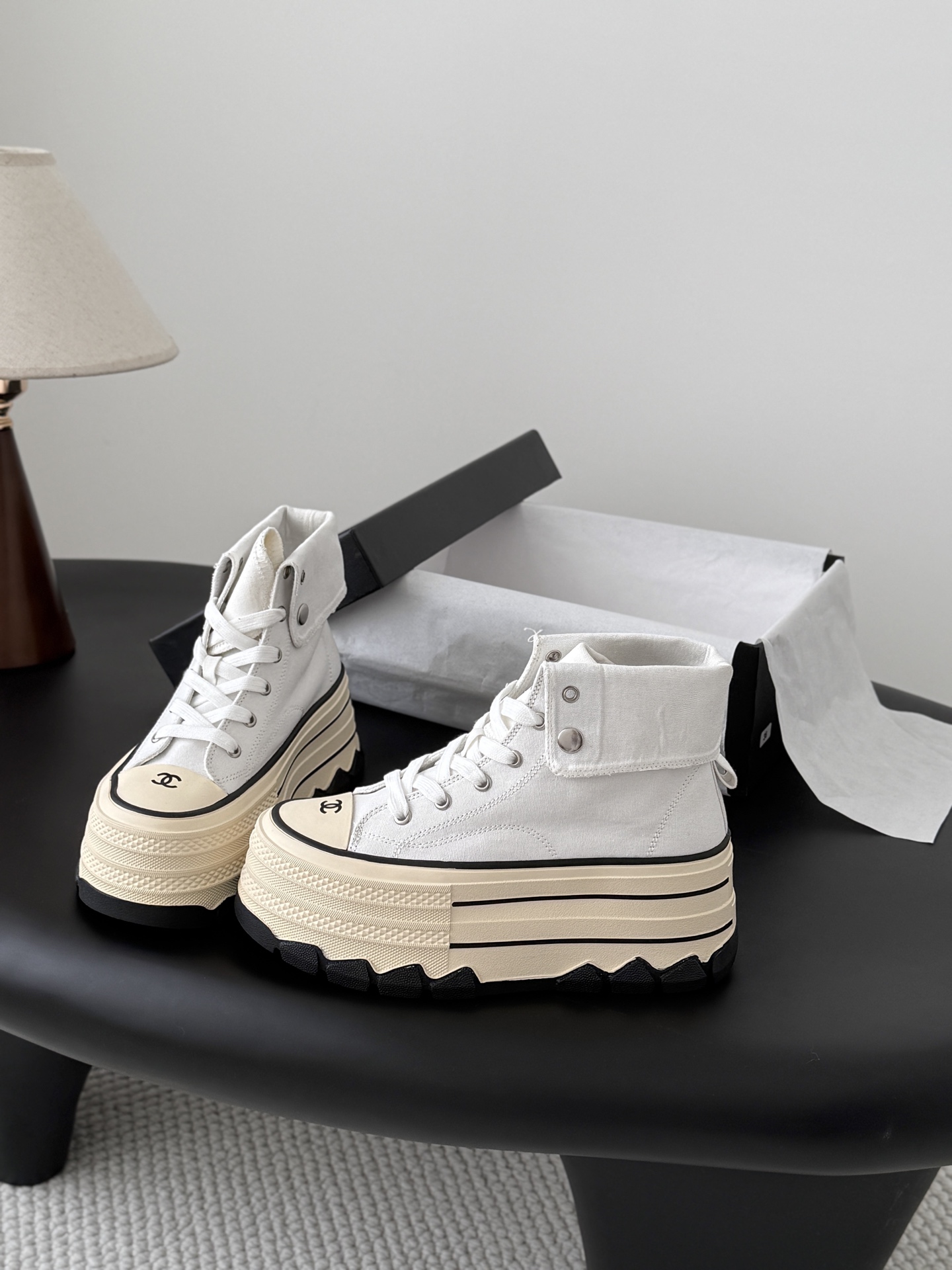 Chan 26ss thick canvas shoes