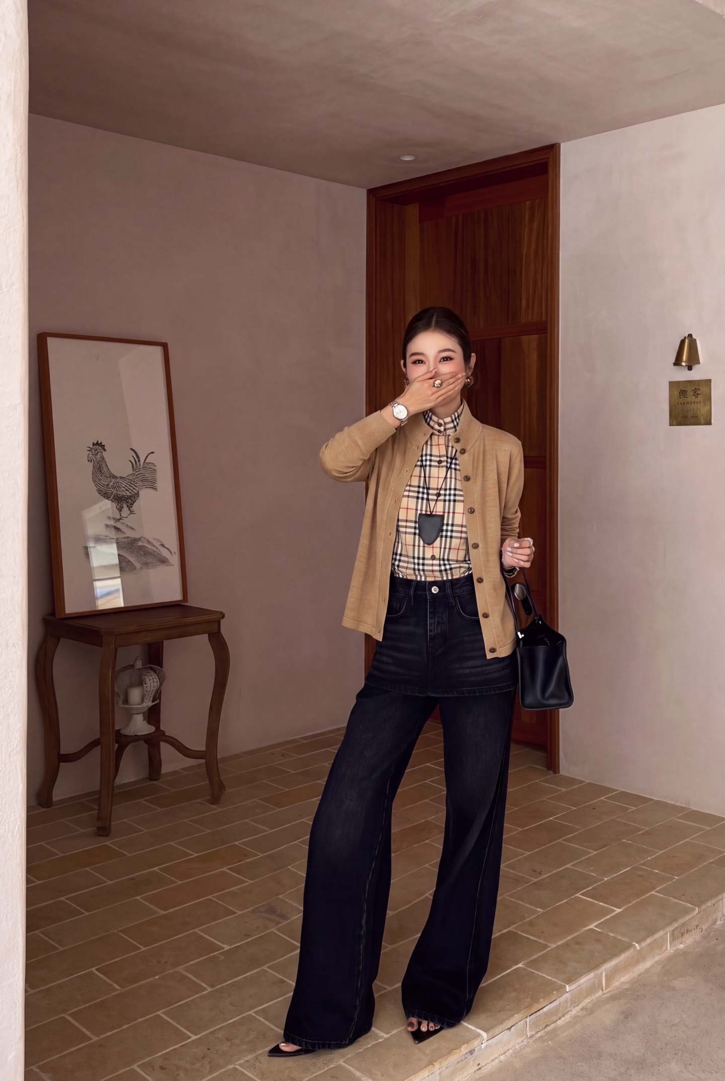 Bur 26fw 2in1 knitwear