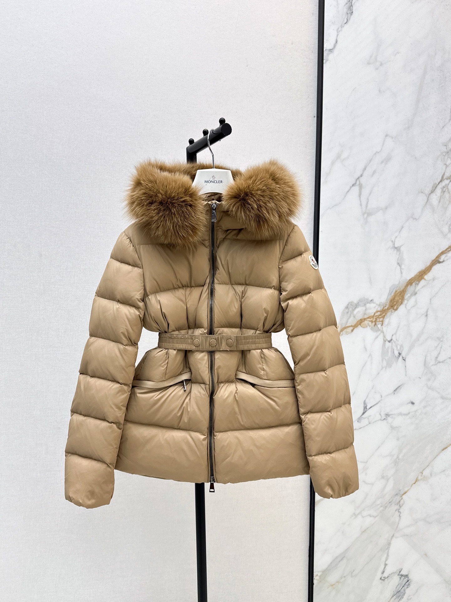 Monc 26fw hooded down jacket