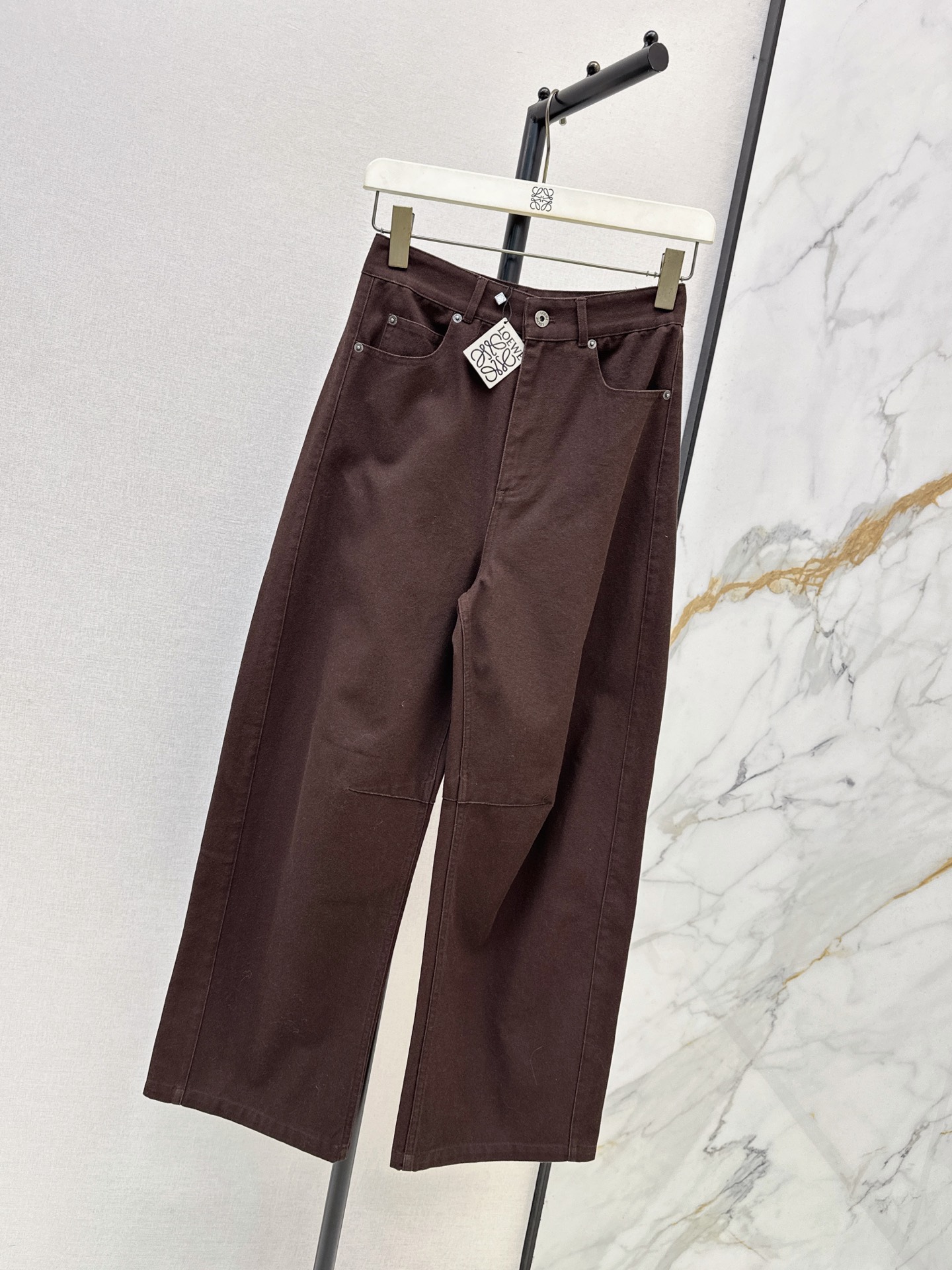 Loe 26fw straight-leg pants