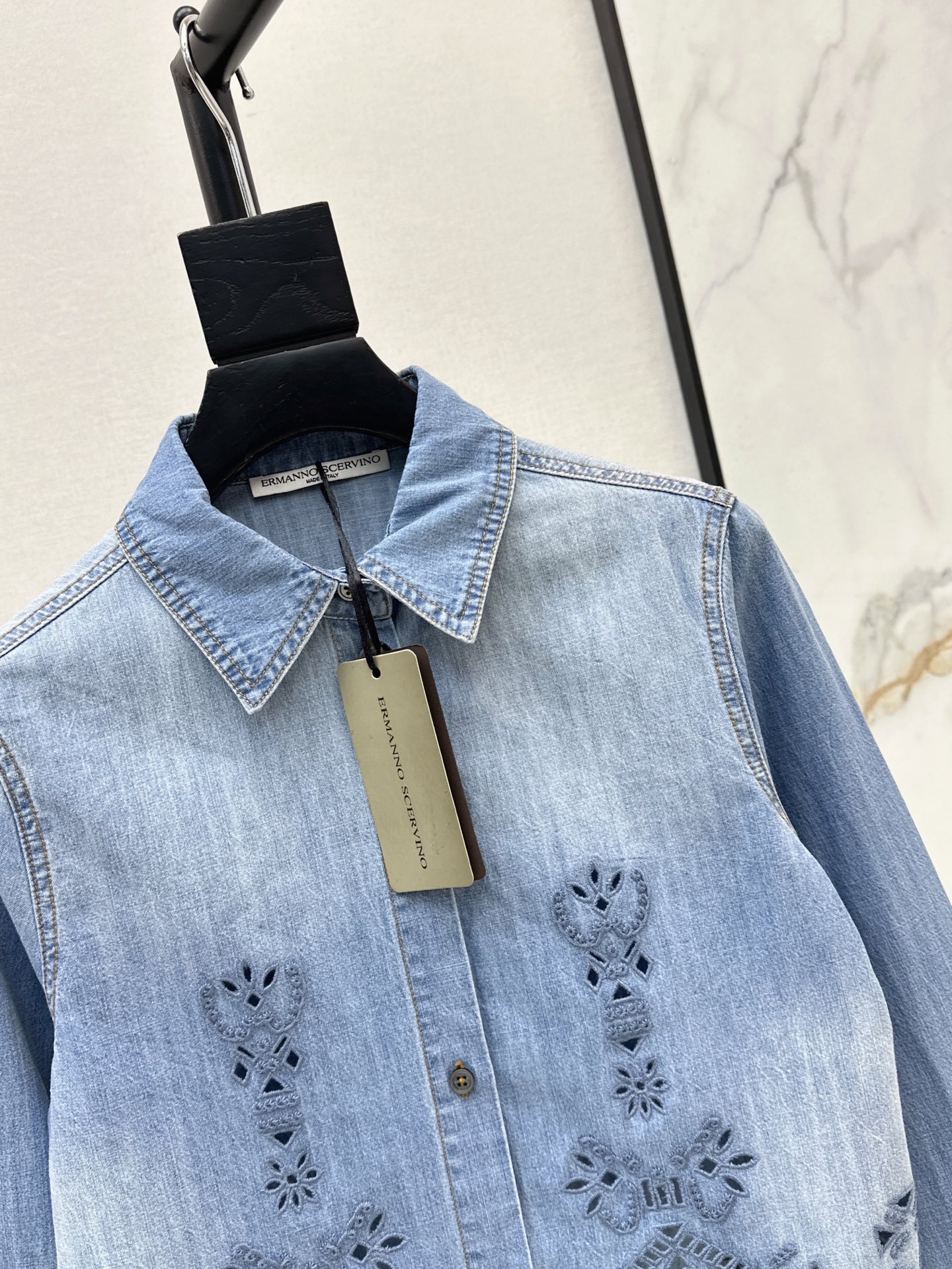 ES 26fw embroidery shirt