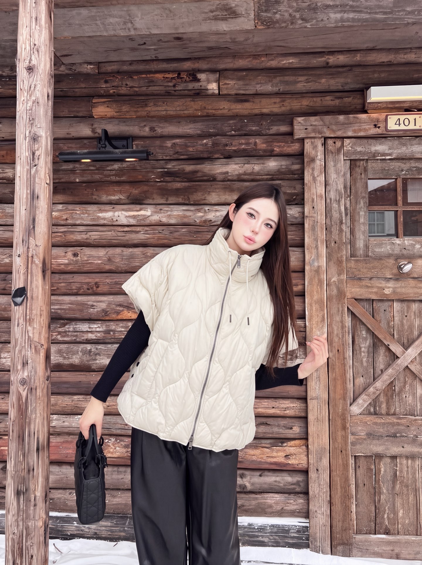 Max 26fw down vest jacket