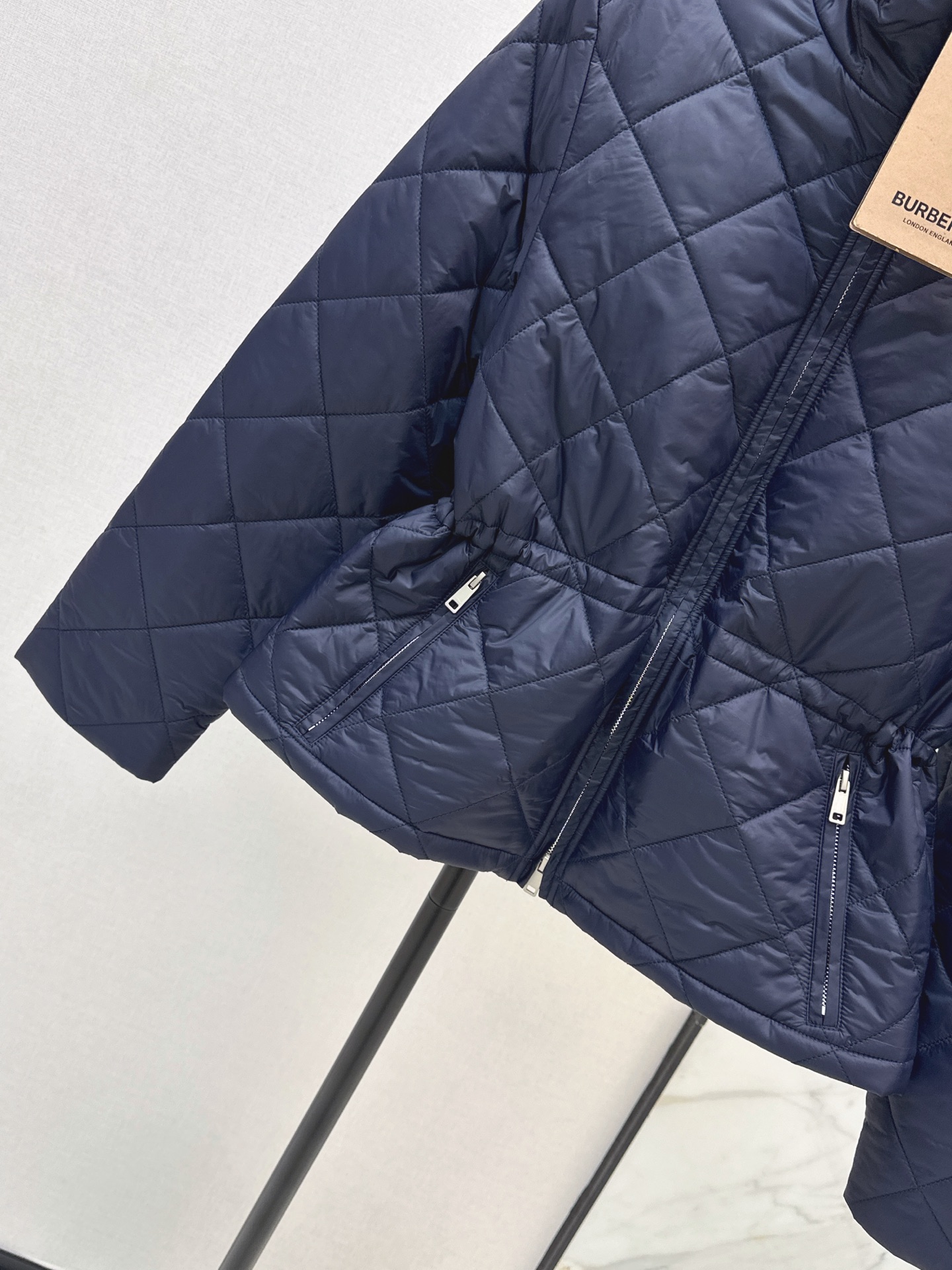 Bur 26fw drawstring padded jacket