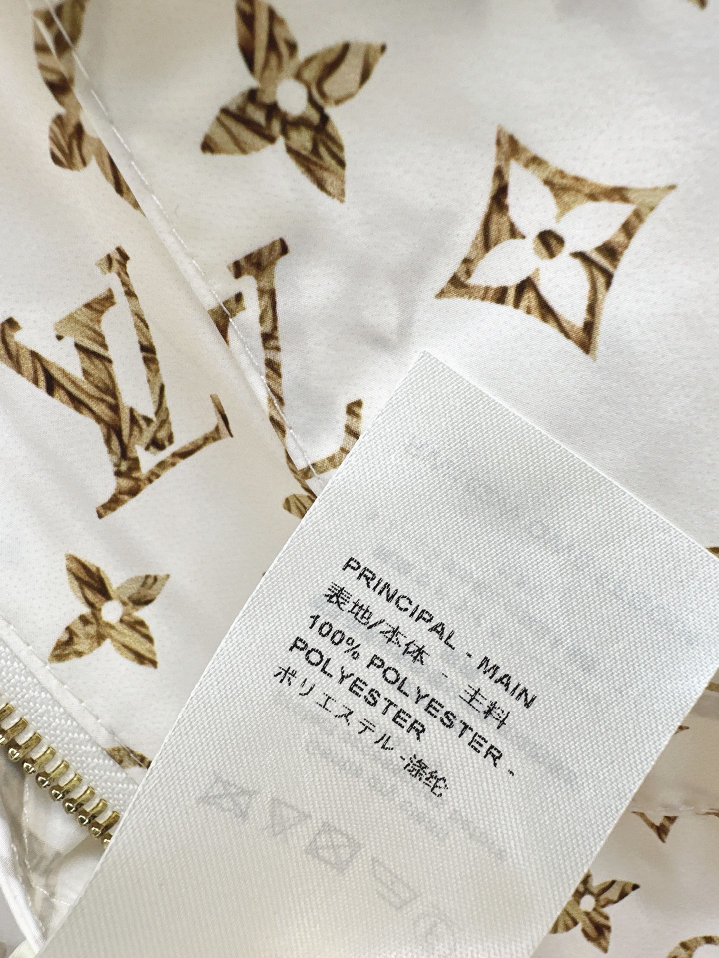 Loui 26fw print hooded jacket