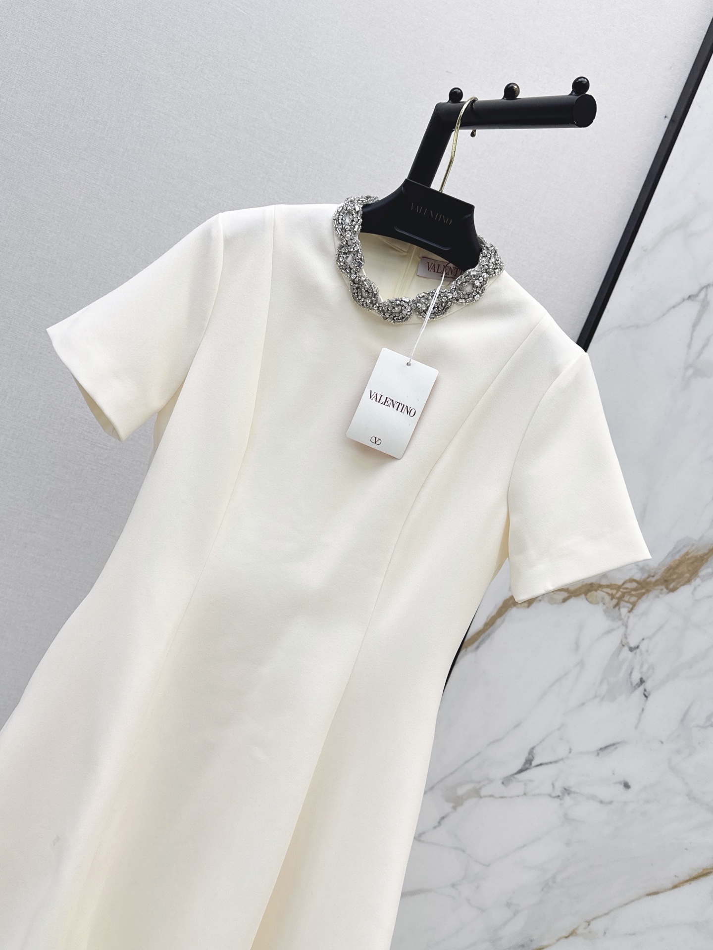 Valen 26fw rhinestone dress