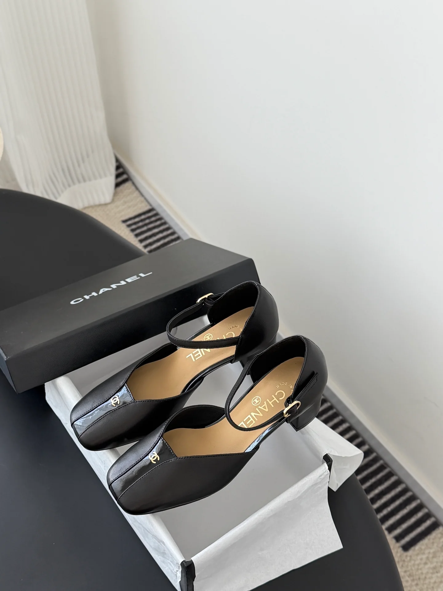 Chan 26ss chunky heels