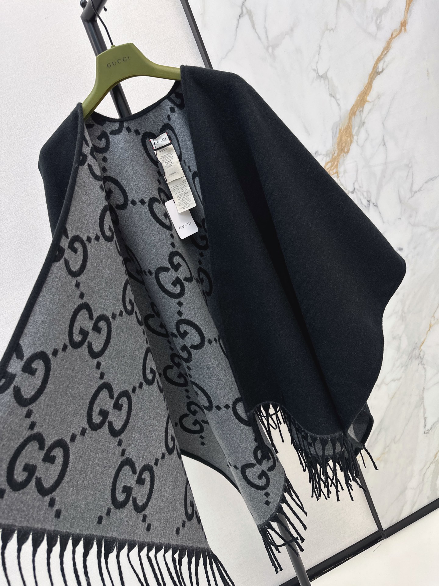 Guc 26fw wool shawls cape