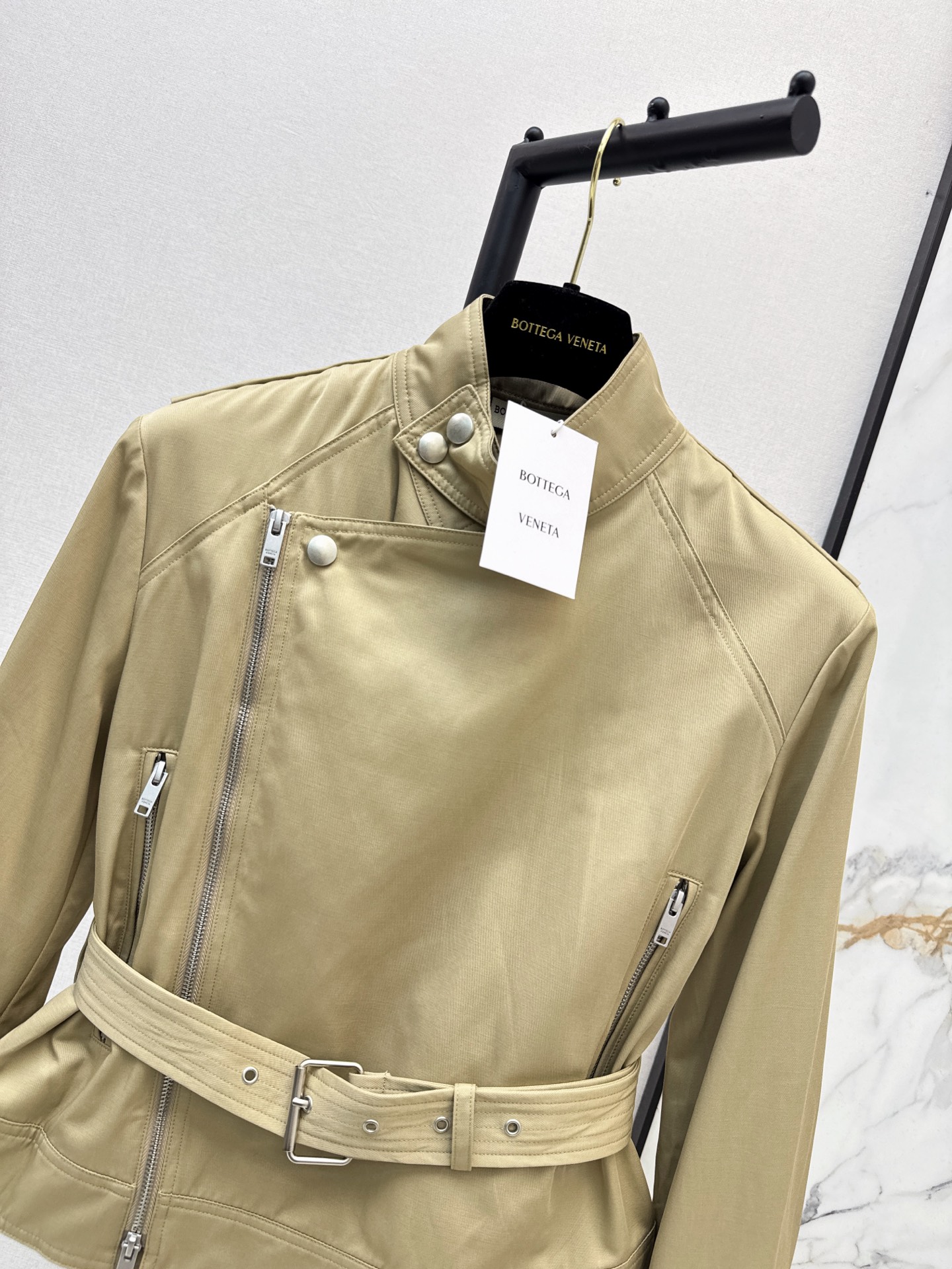 Bott 26fw cropped trench jacket