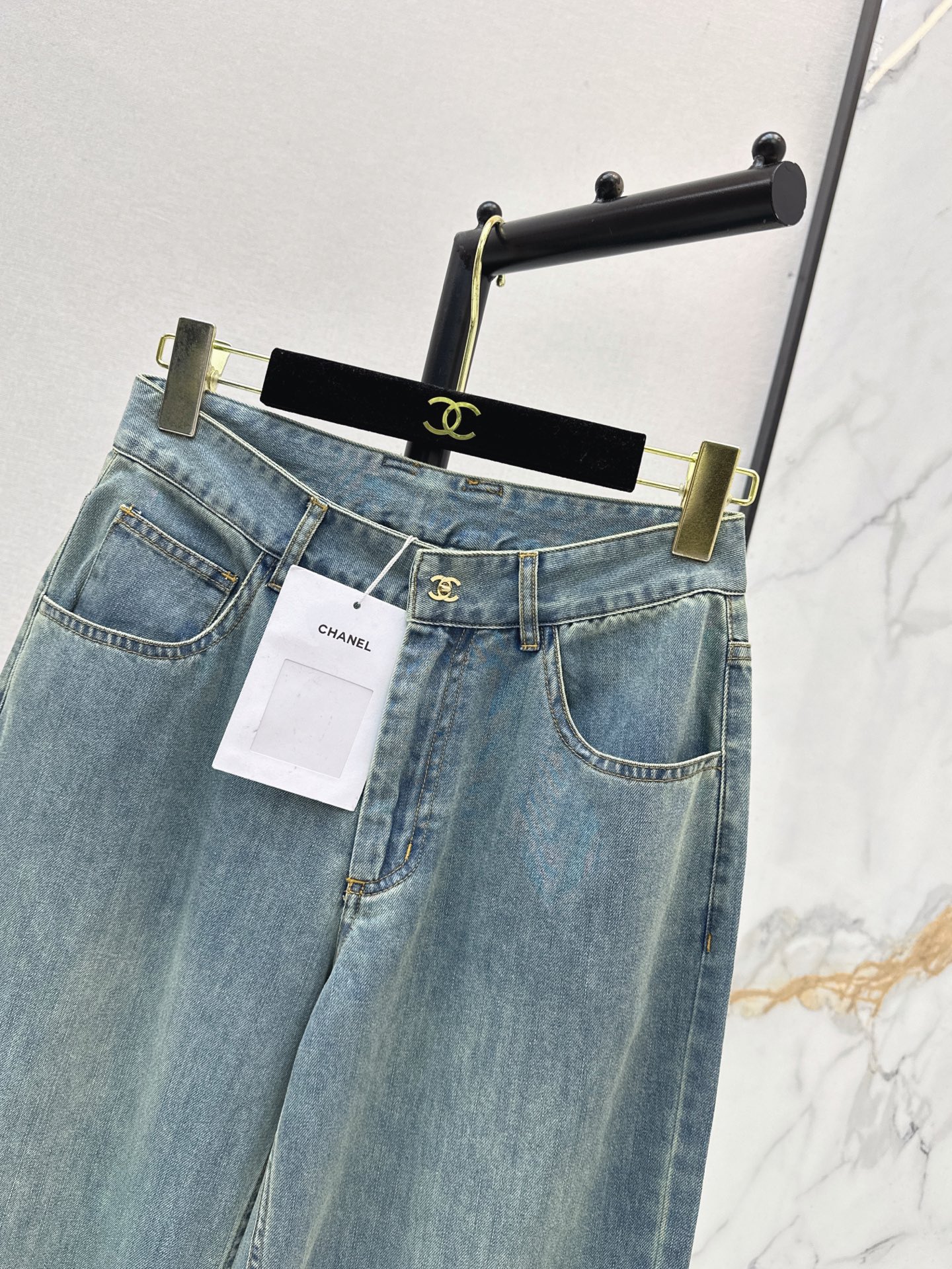 Chan 26ss straigh-leg jeans