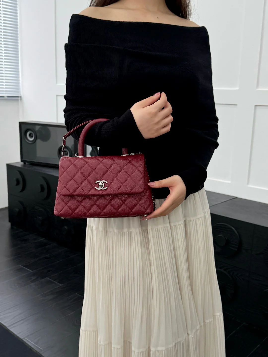 Chan coco handle shoulder bag