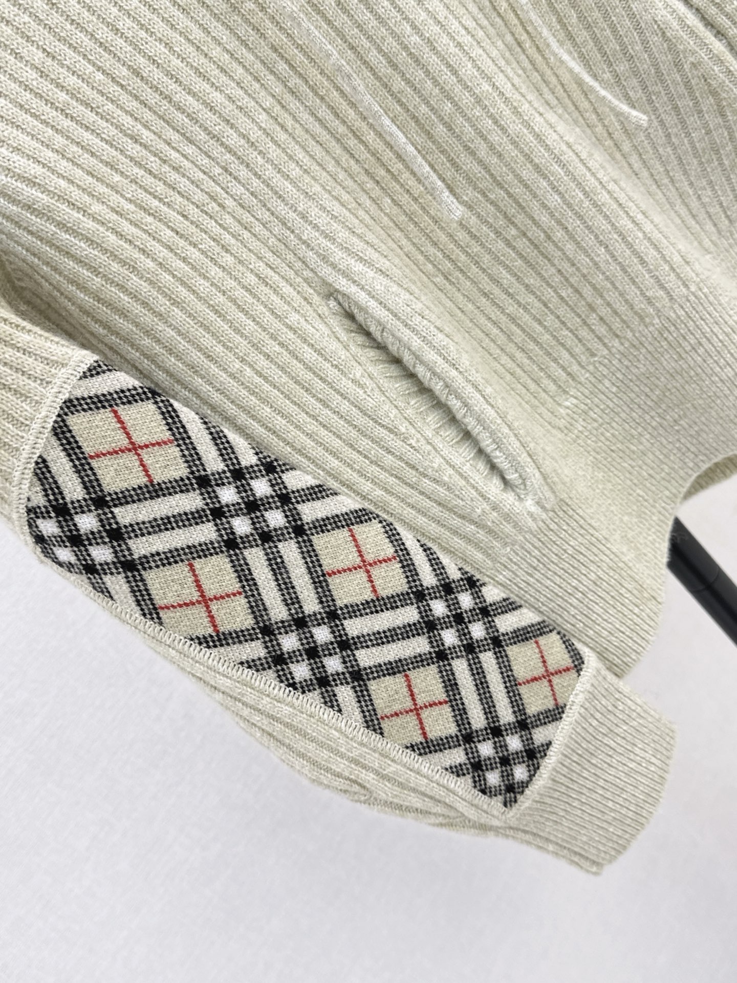 Bur 26fw hooded knit sweater