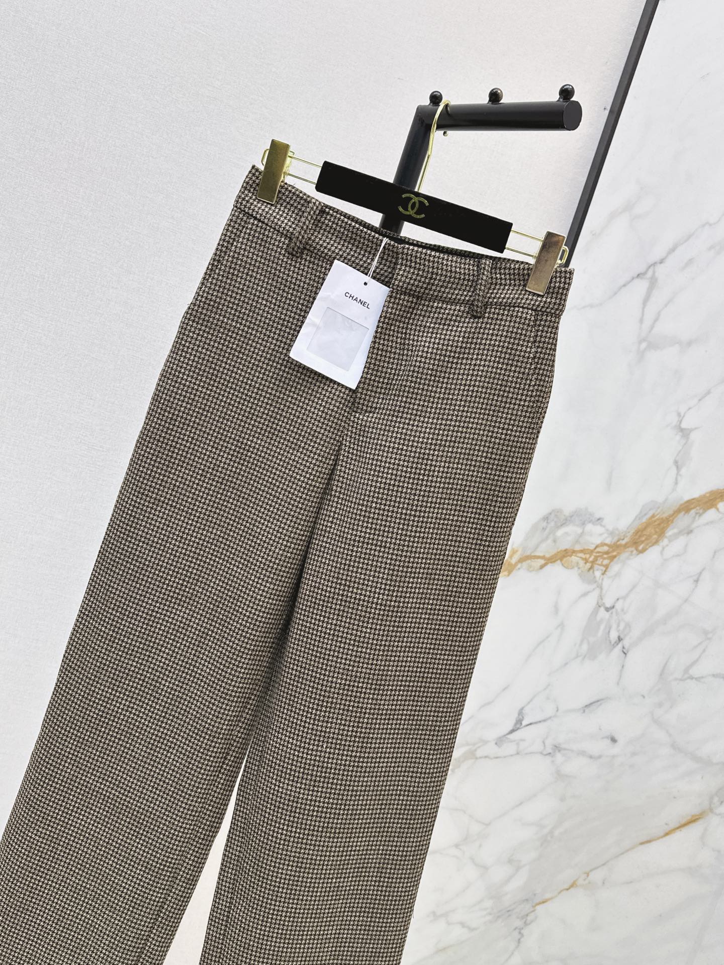 Chan 26fw houndstooth suit pants