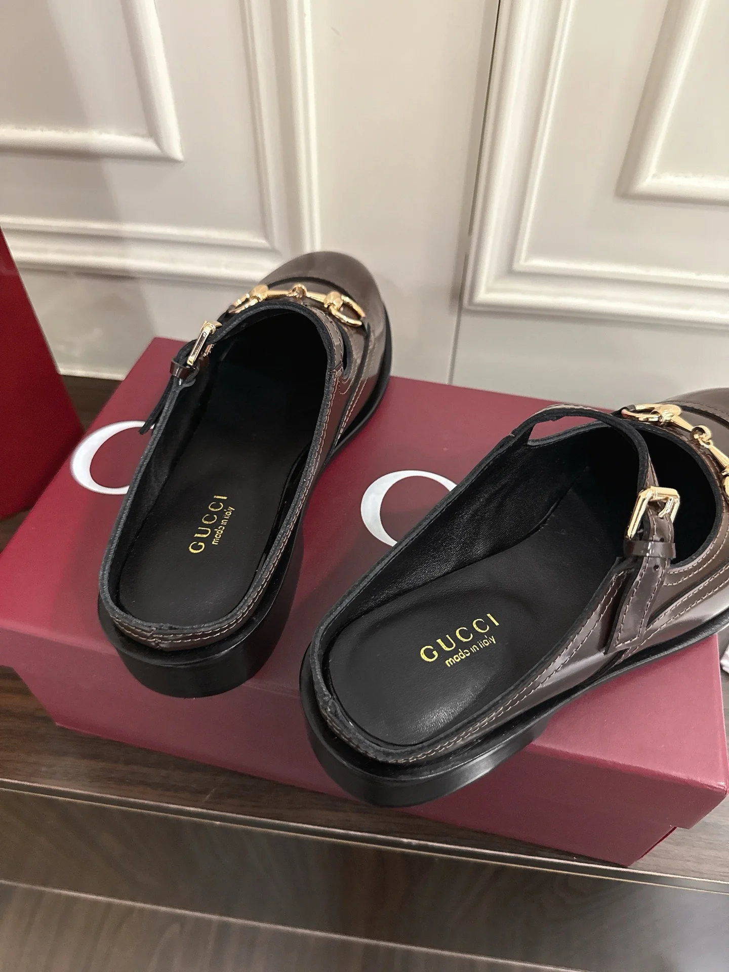 Guc 25fw mary jane mules shoes