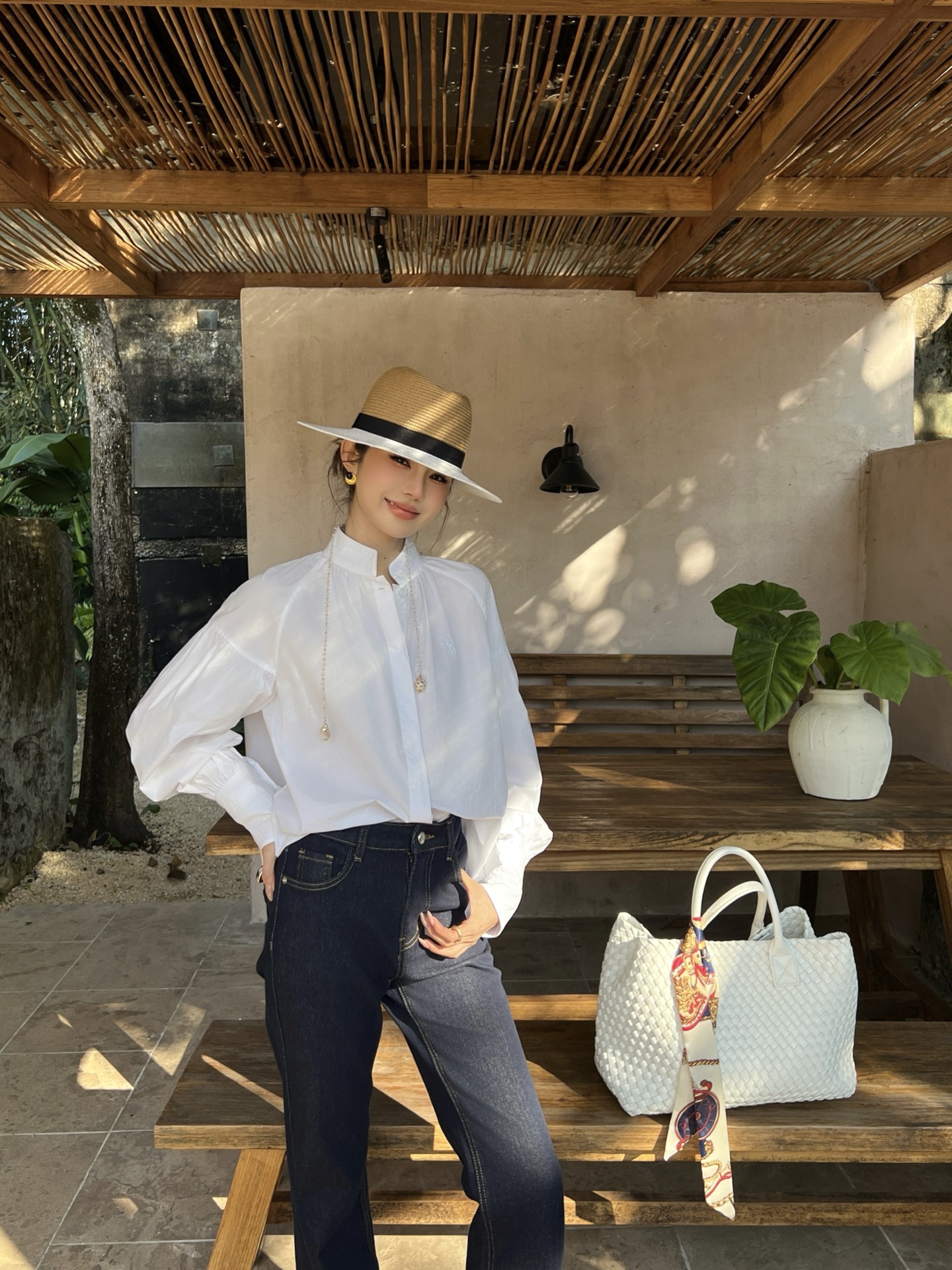 Ralp 26ss stand-collar shirt
