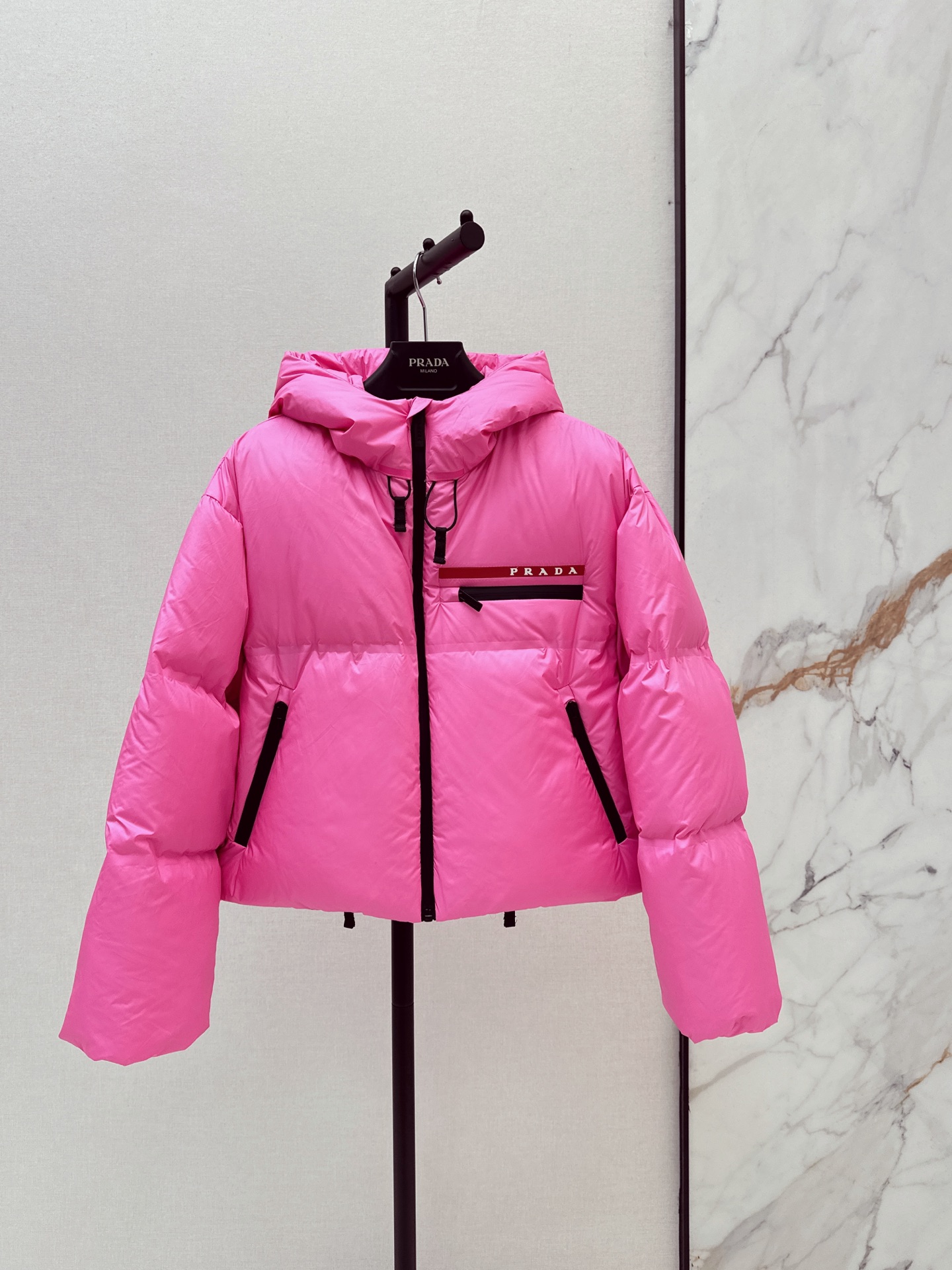 Pra 26fw hooded ski down jacket