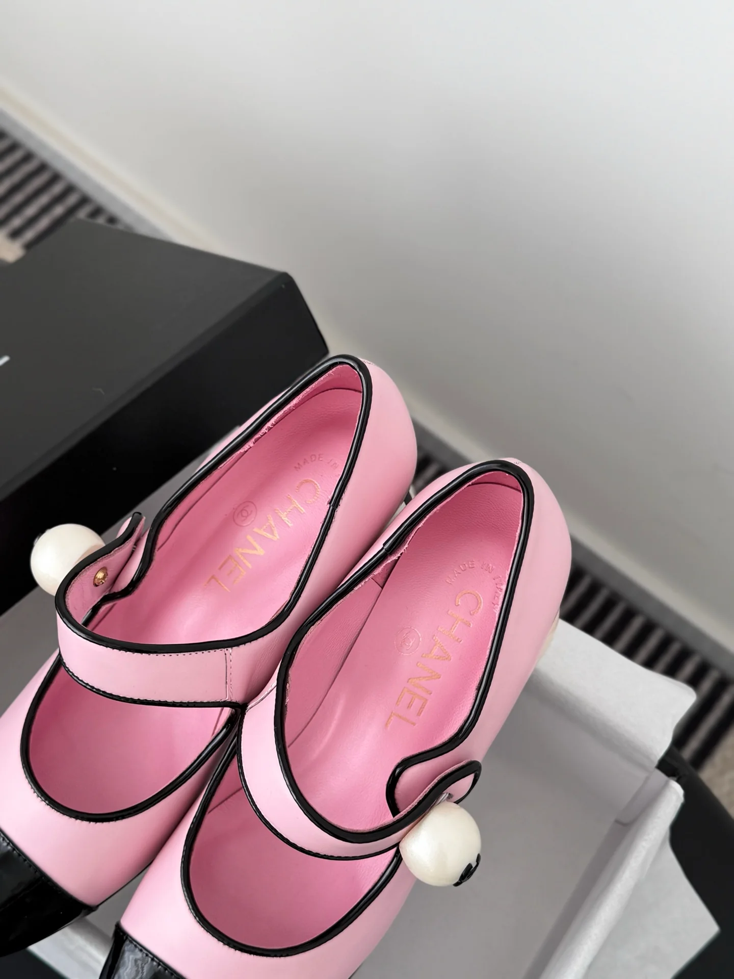 Chan 25fw mary jane chunky heel