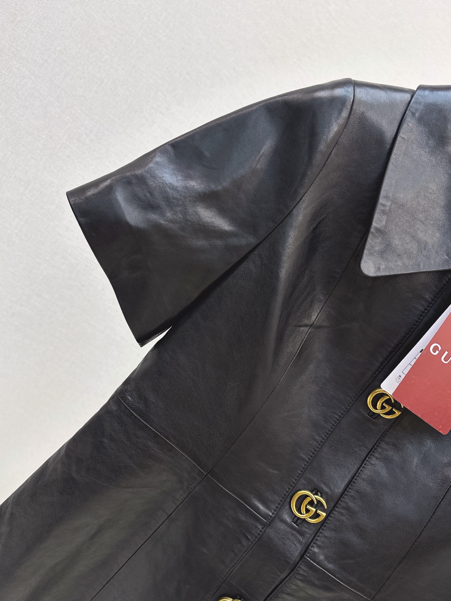 Guc 26fww leather dress