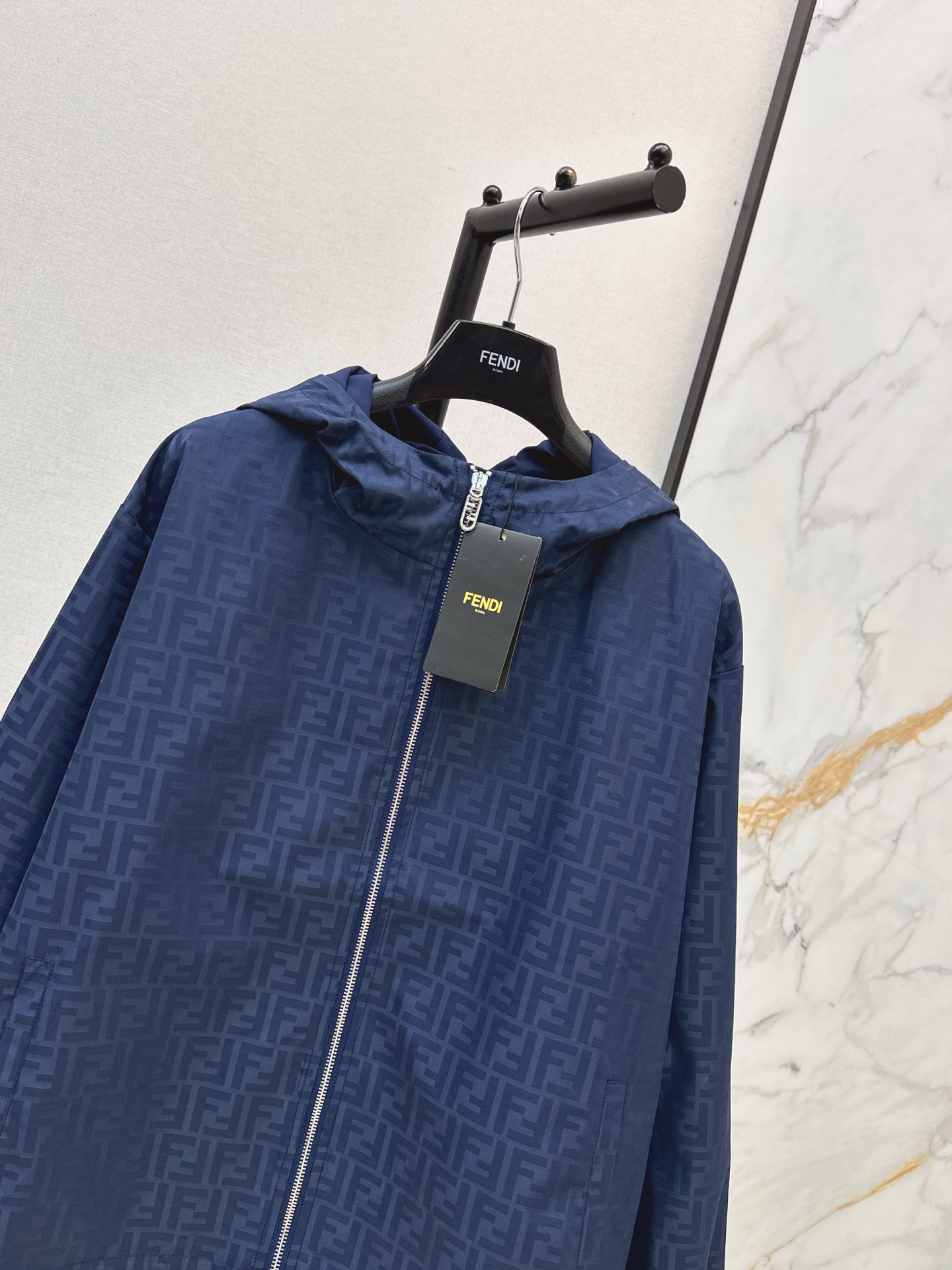 Fen 26fw jacquared hooded jacket