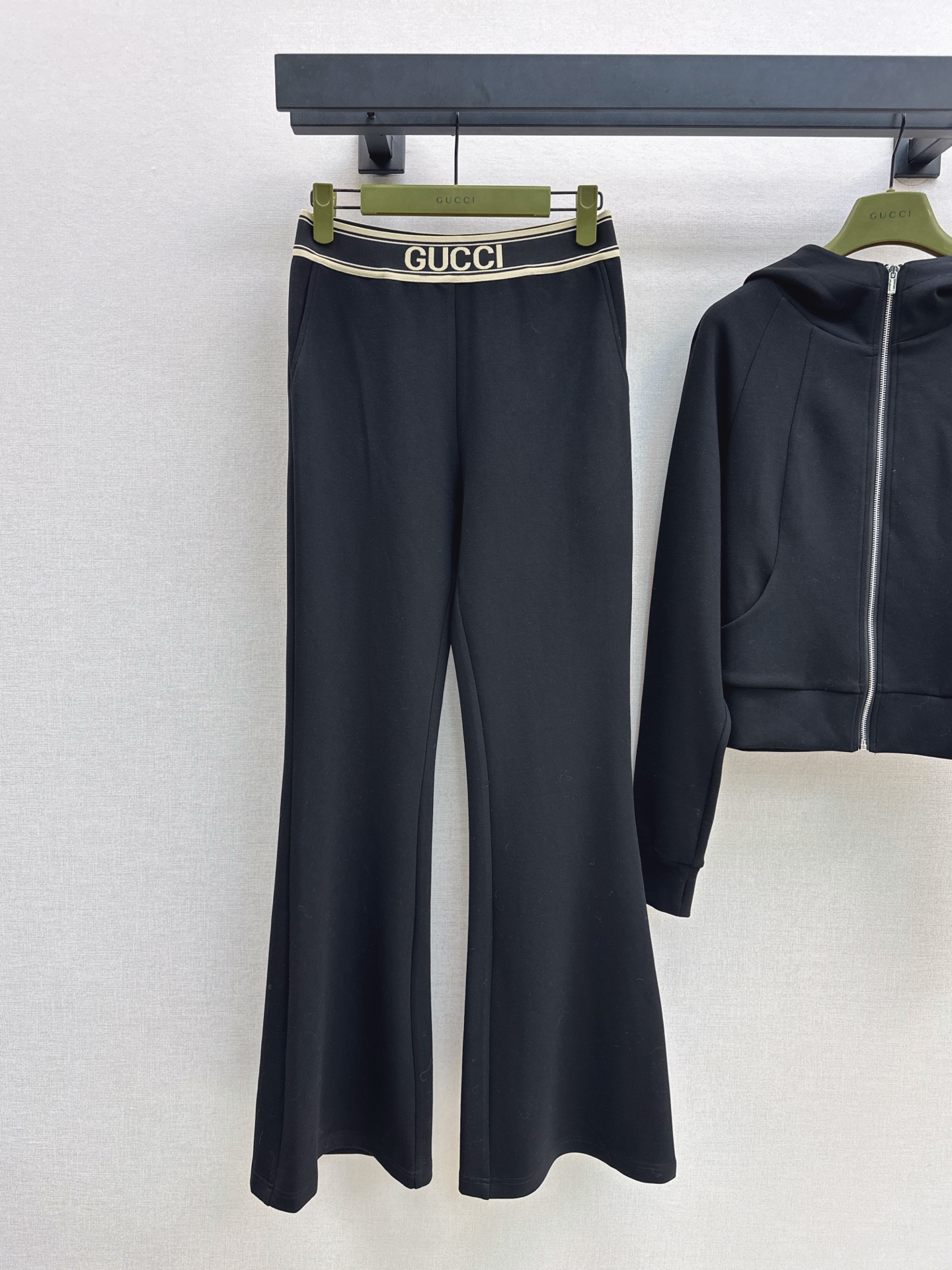 Guc 26fw casual hooded jacket pants sets