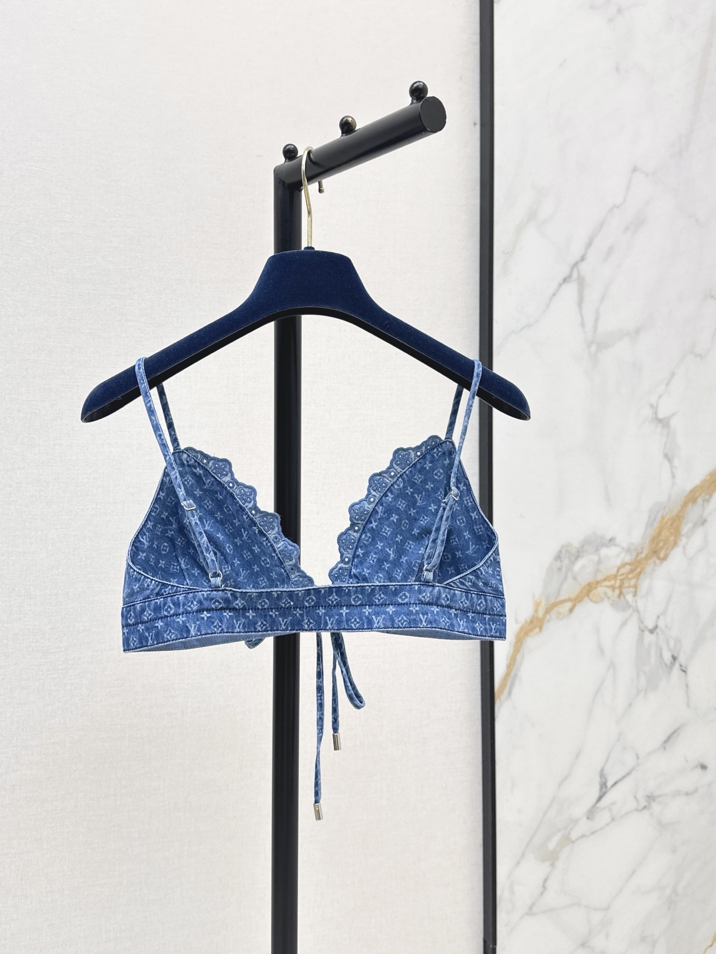 Loui 26ss denim bralette top
