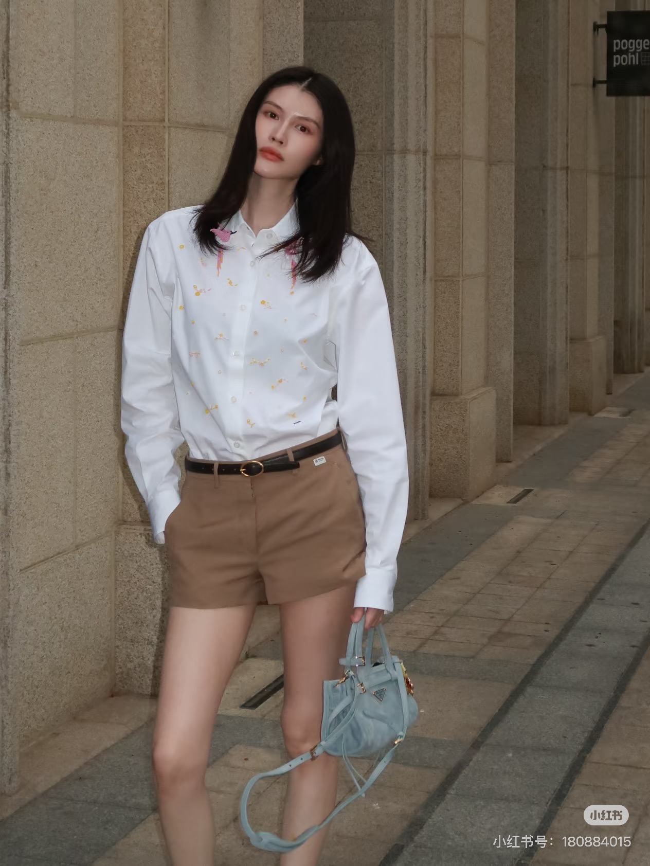 Pra 26fw Embroidered Shirt