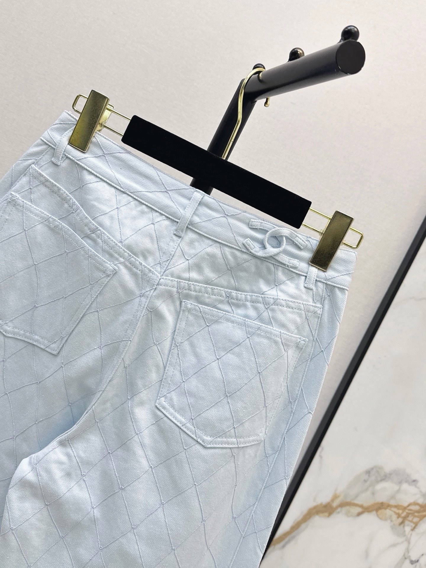 Chan 26fw embroidery jeans