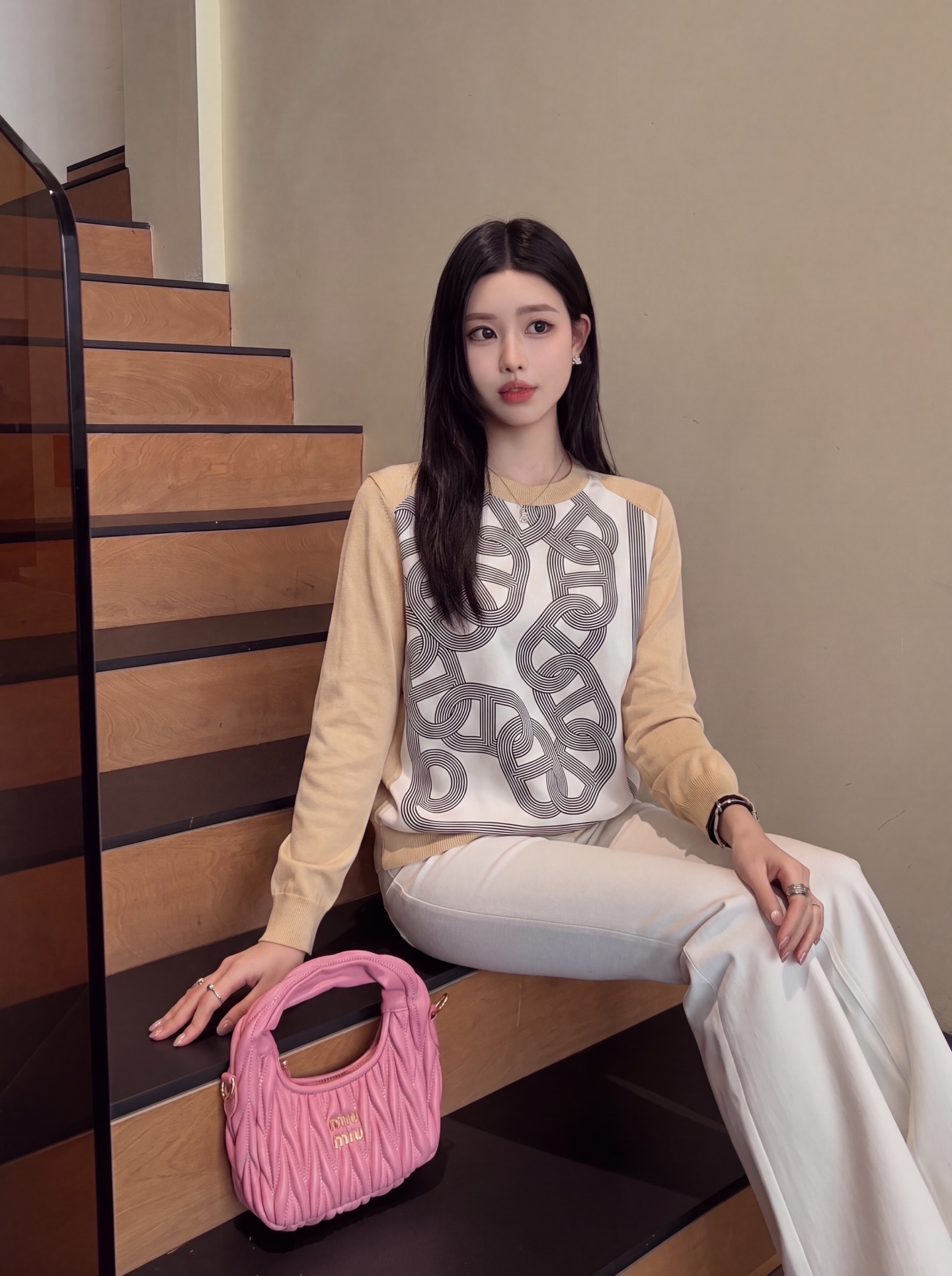 Her 26fw print knitwear