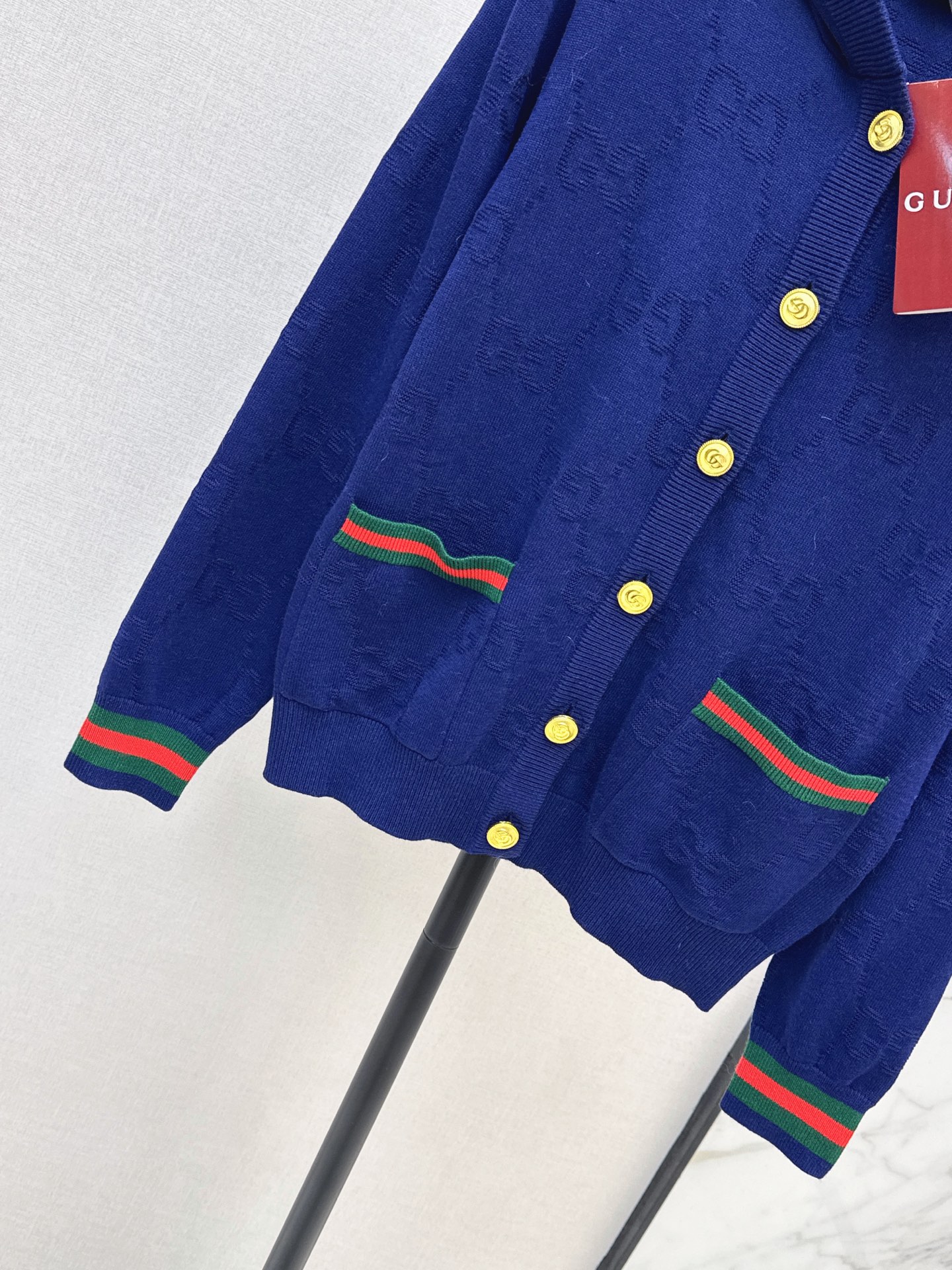 Guc 26fw hooded knit cardigan