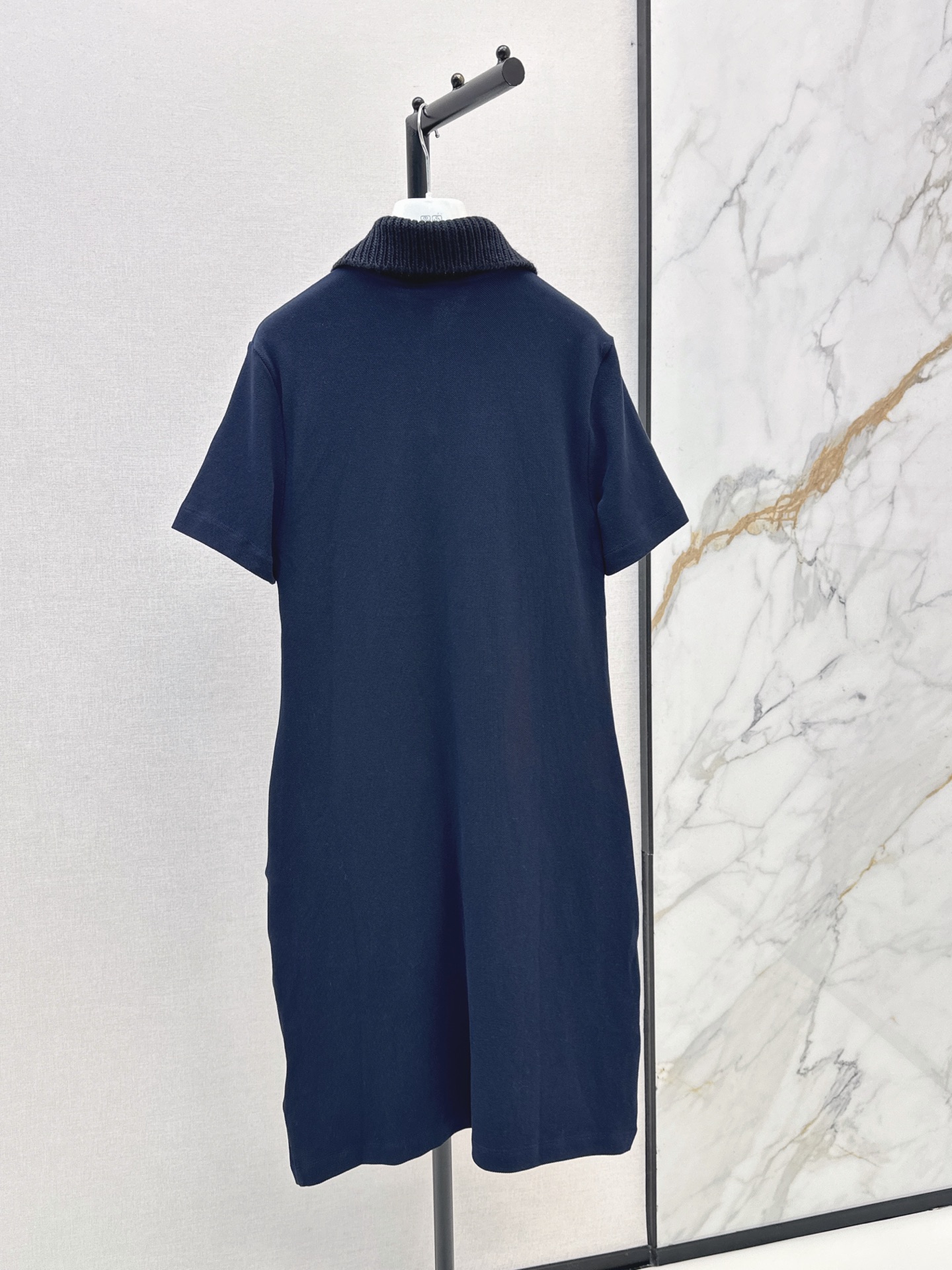 Monc 26ss knit contract polo dress